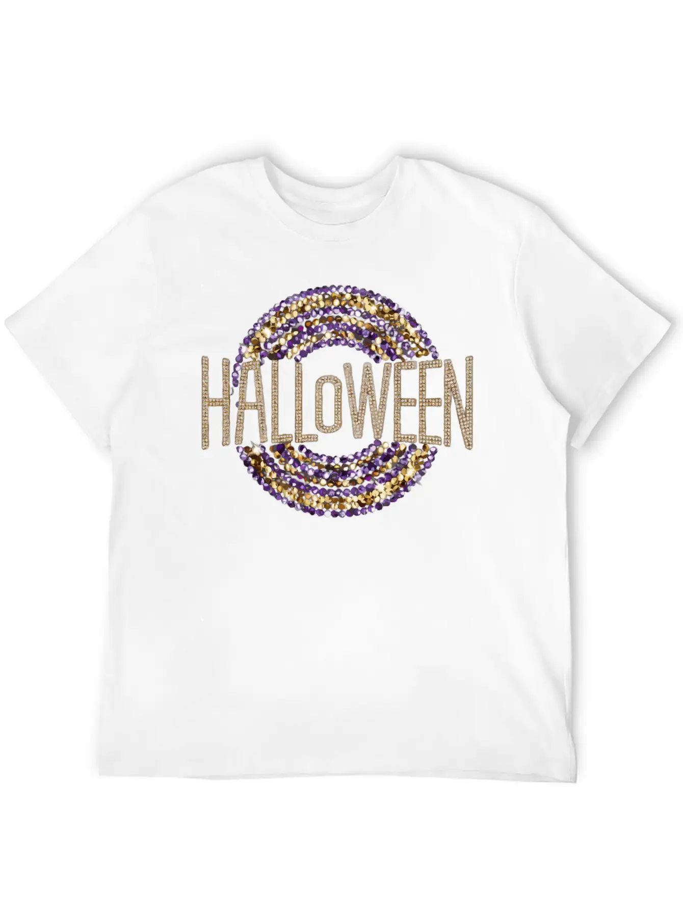Disco Inspired Halloween Typography T Shirt Basic Graphic T-Shirt – Daily Comfort In Soft Cotton