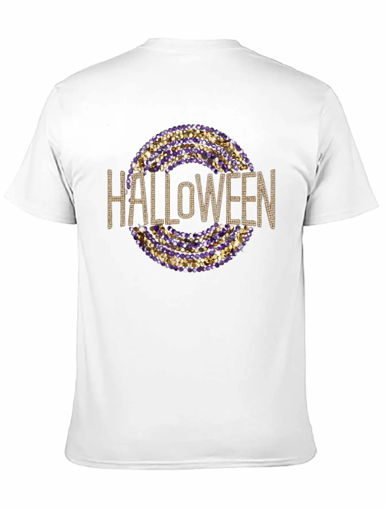 Disco Inspired Halloween Typography T Shirt Basic Graphic T-Shirt – Daily Comfort In Soft Cotton