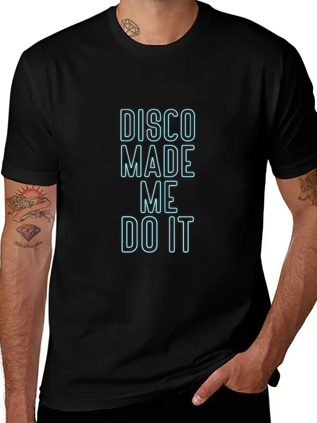 Disco Made Me Do It Essential Cotton Tee For Daily Outfits – Unisex Style