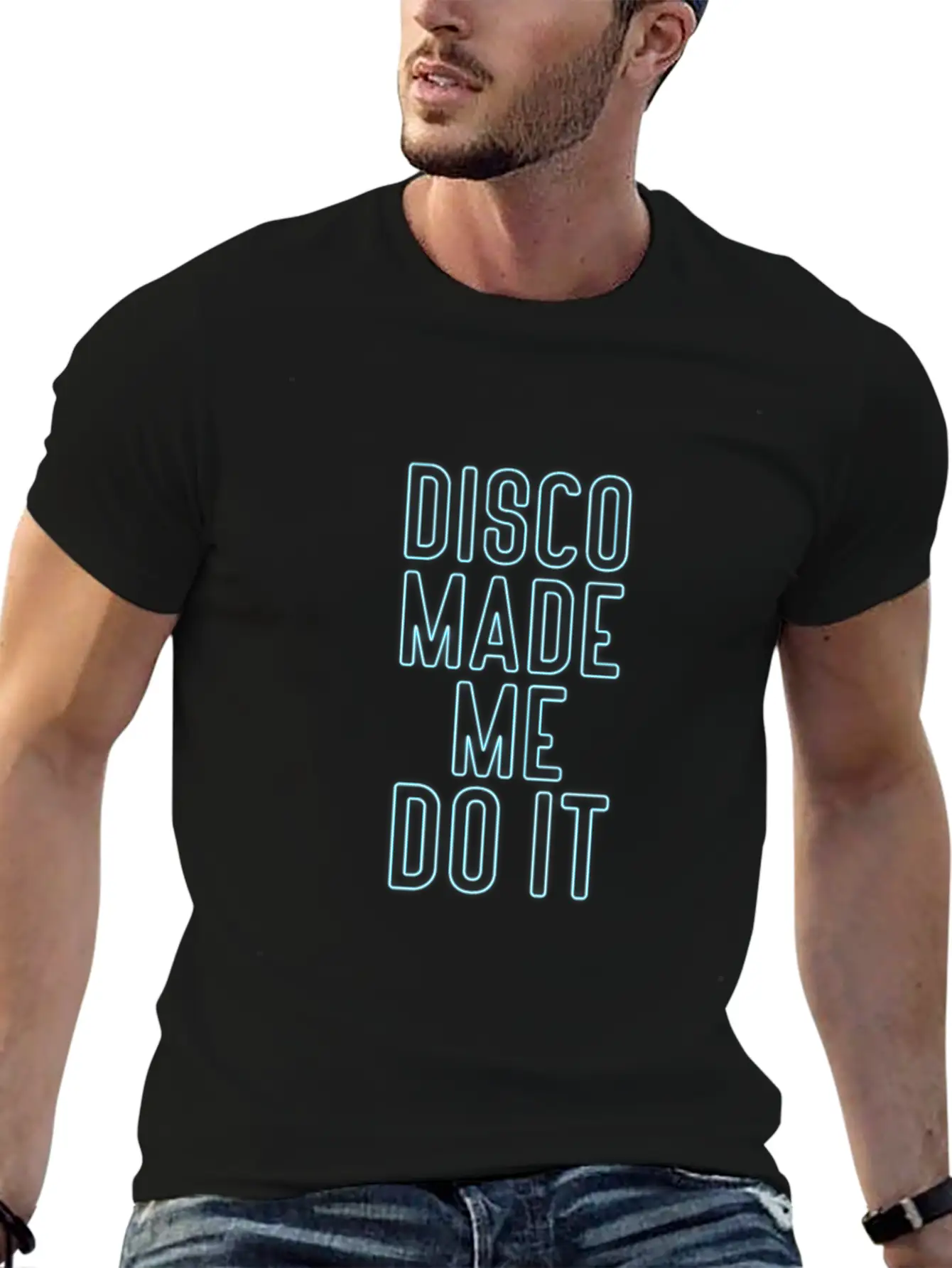 Disco Made Me Do It Essential Cotton Tee For Daily Outfits – Unisex Style