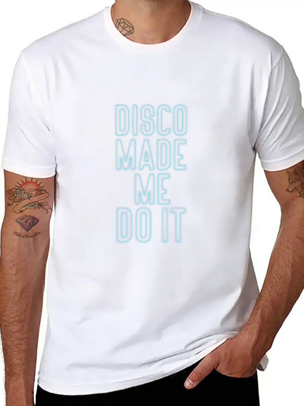 Disco Made Me Do It Essential Cotton Tee For Daily Outfits – Unisex Style