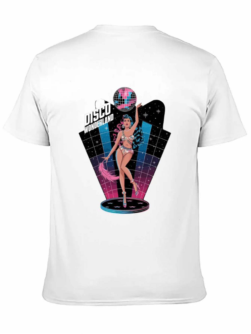 Disco Wonderland Retro Vibes Glamour Dance Fever Classic Cotton Tee – Unisex Comfort For Any Season
