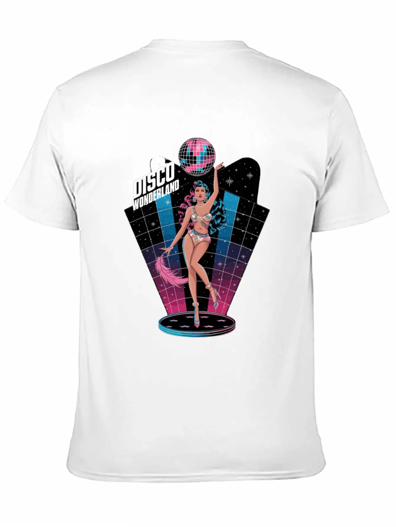 Disco Wonderland Retro Vibes Glamour Dance Fever Classic Cotton Tee – Unisex Comfort For Any Season