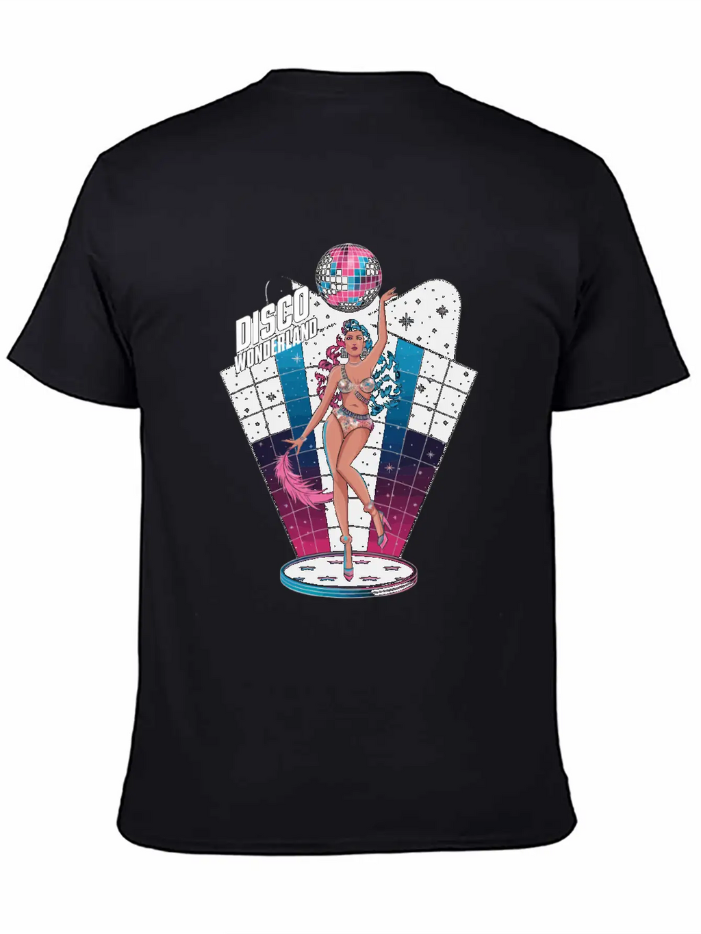 Disco Wonderland Retro Vibes Glamour Dance Fever Classic Cotton Tee – Unisex Comfort For Any Season