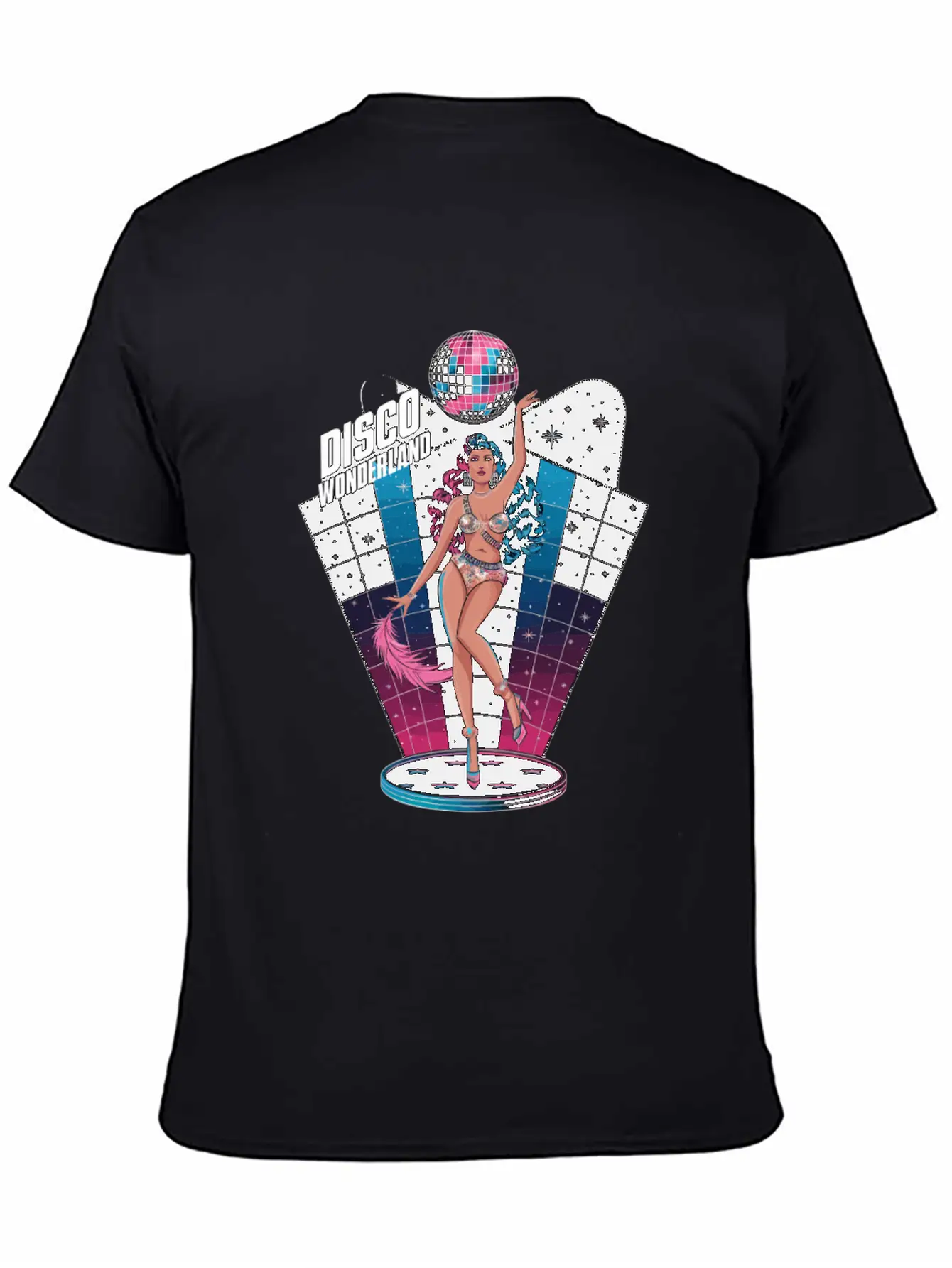 Disco Wonderland Retro Vibes Glamour Dance Fever Classic Cotton Tee – Unisex Comfort For Any Season