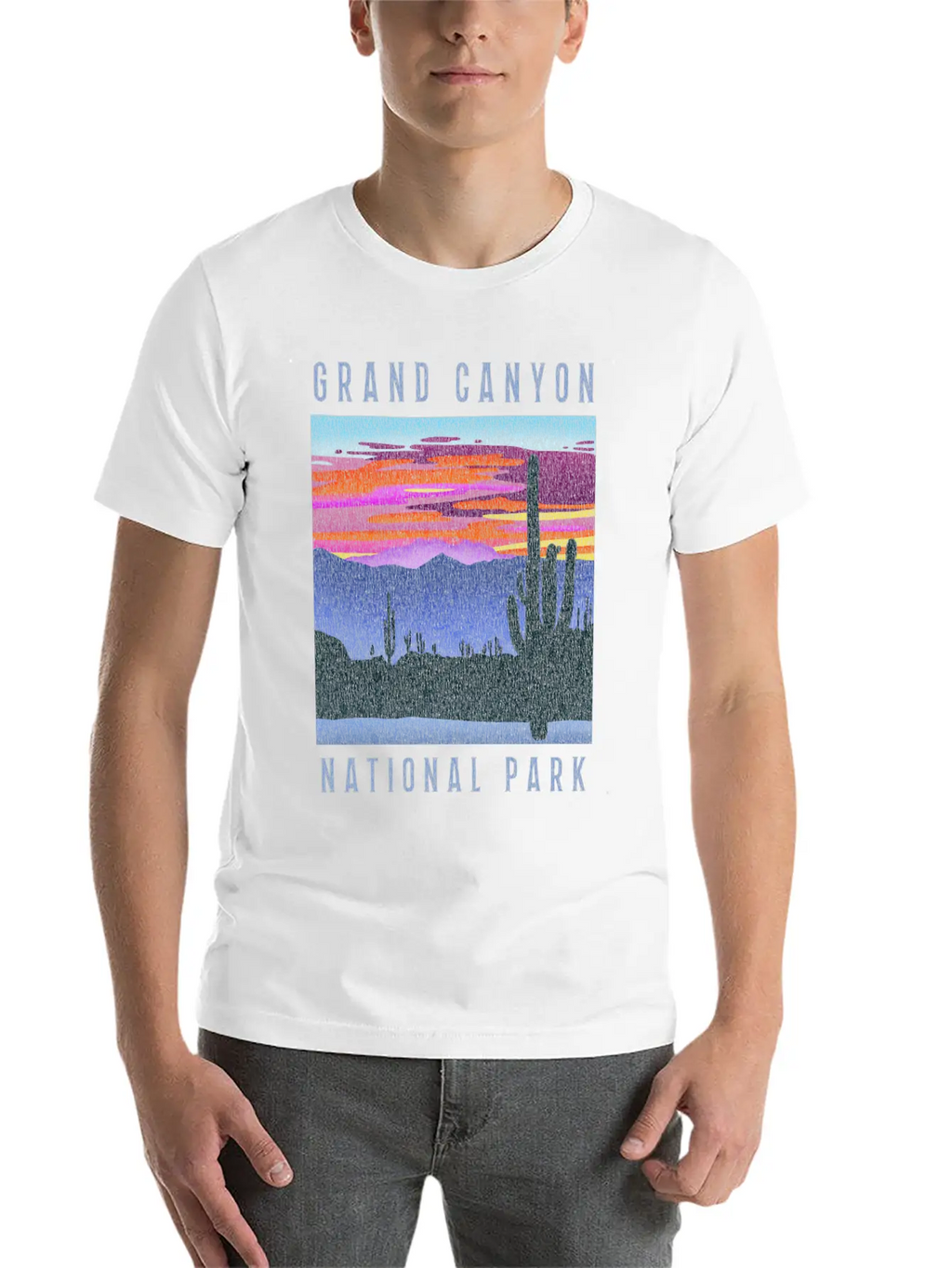 Distressed Grand Canyon National Park Breathable Graphic T-Shirt – Perfect For Casual Days