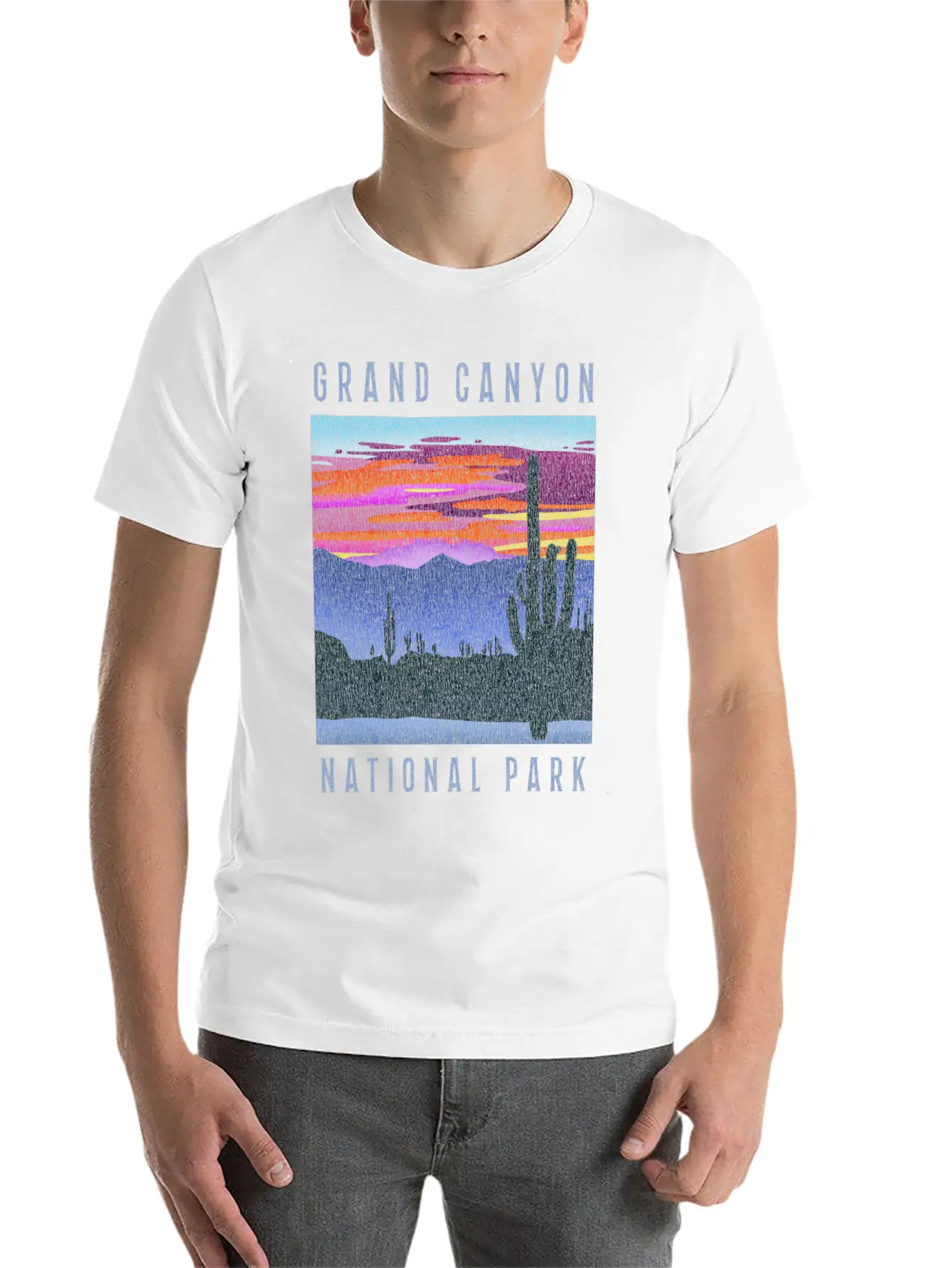 Distressed Grand Canyon National Park Breathable Graphic T-Shirt – Perfect For Casual Days