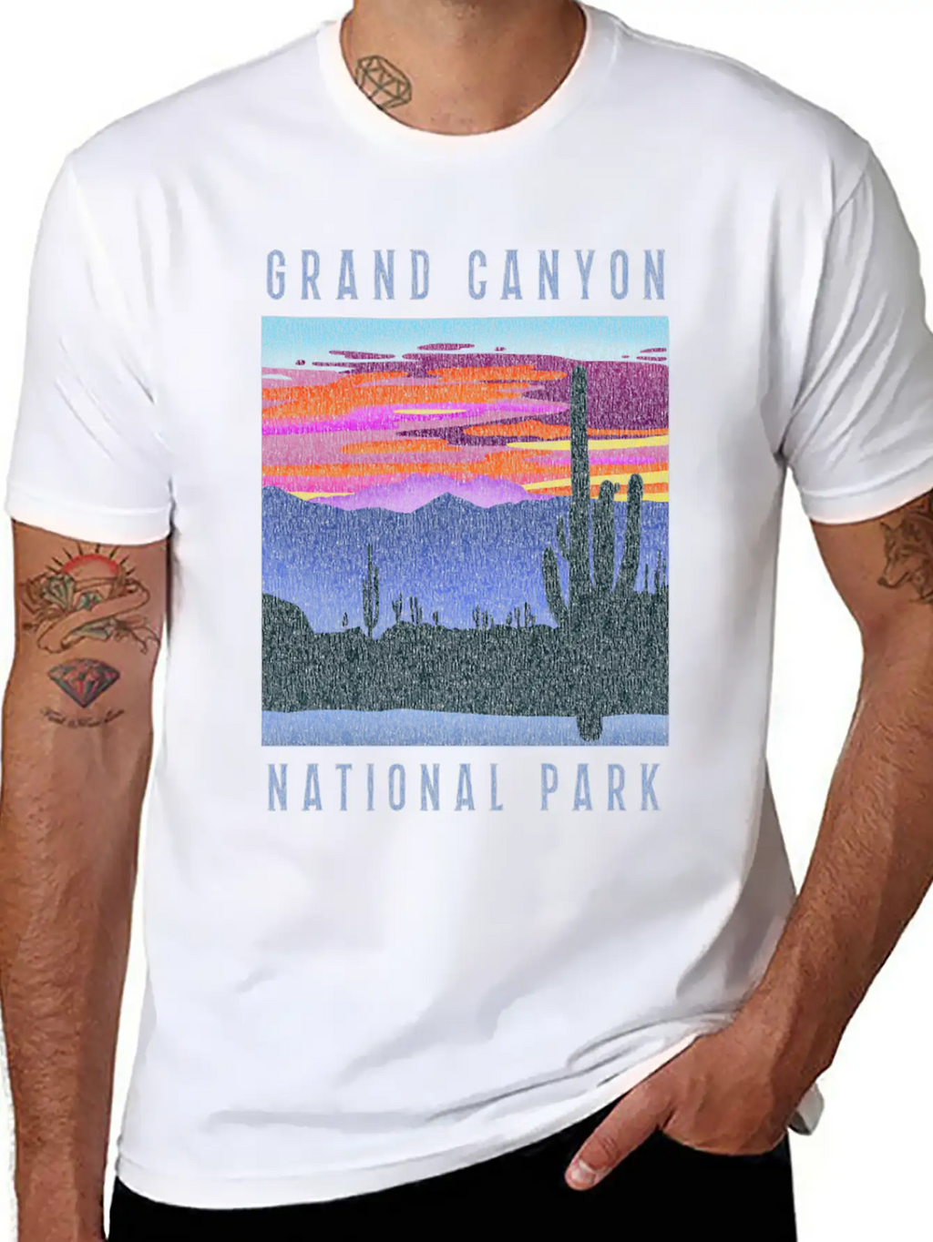 Distressed Grand Canyon National Park Breathable Graphic T-Shirt – Perfect For Casual Days