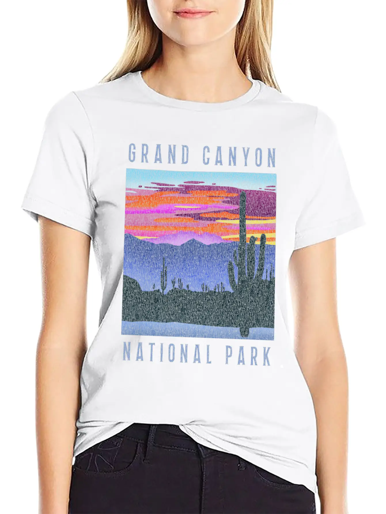 Distressed Grand Canyon National Park Breathable Graphic T-Shirt – Perfect For Casual Days