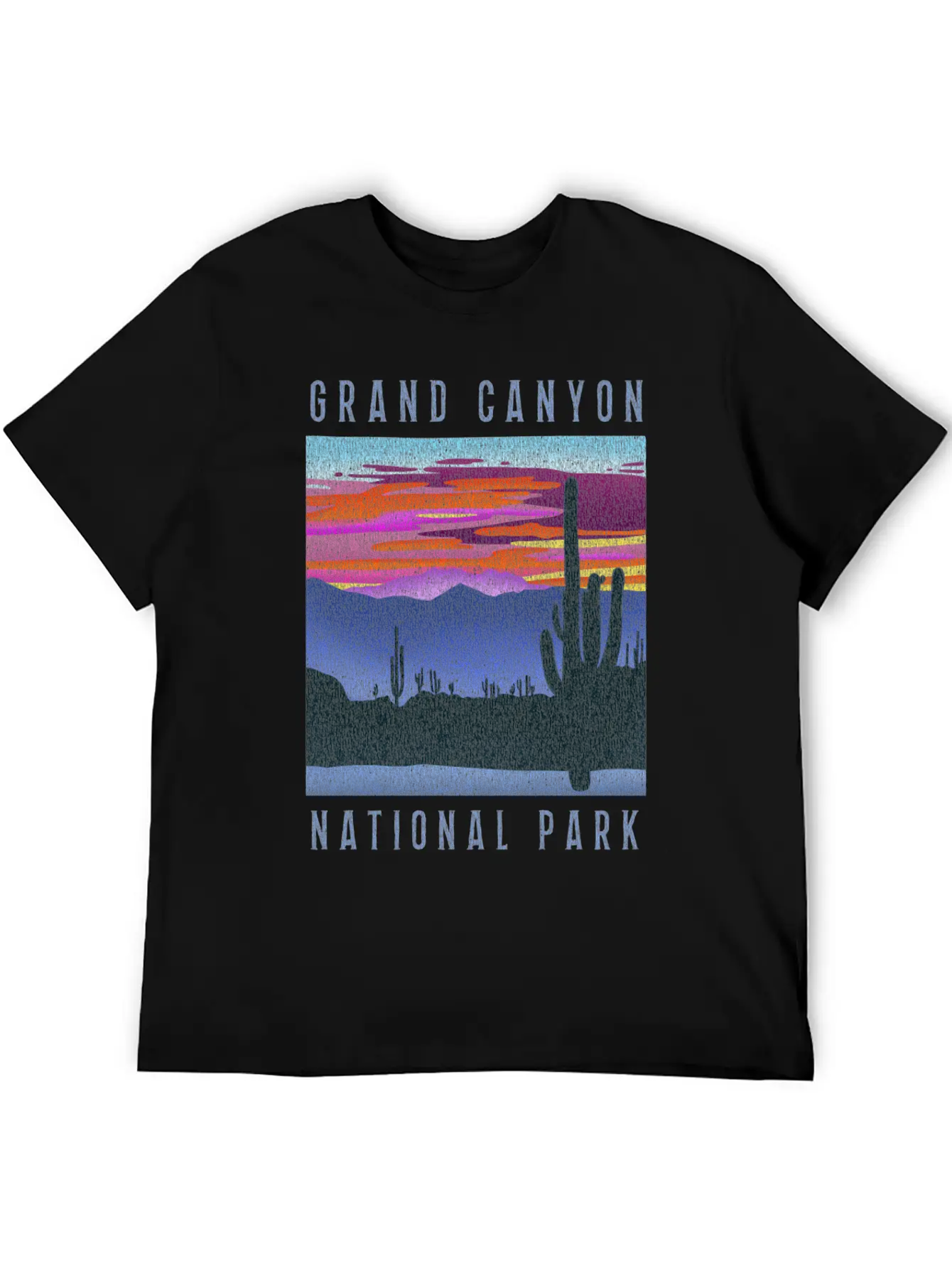Distressed Grand Canyon National Park Breathable Graphic T-Shirt – Perfect For Casual Days