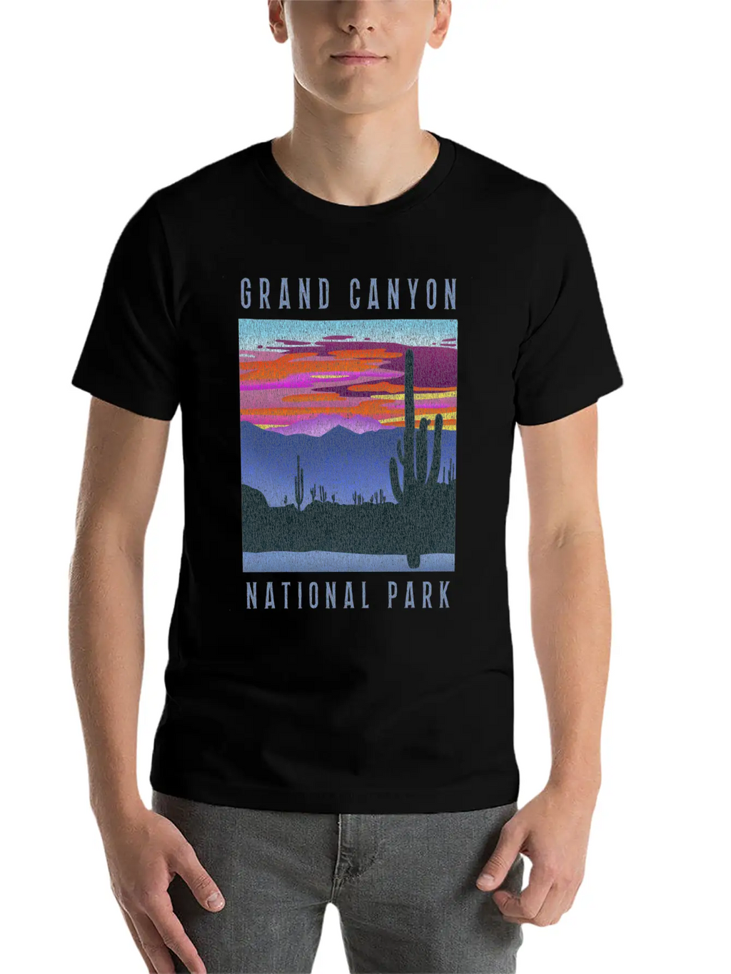 Distressed Grand Canyon National Park Breathable Graphic T-Shirt – Perfect For Casual Days