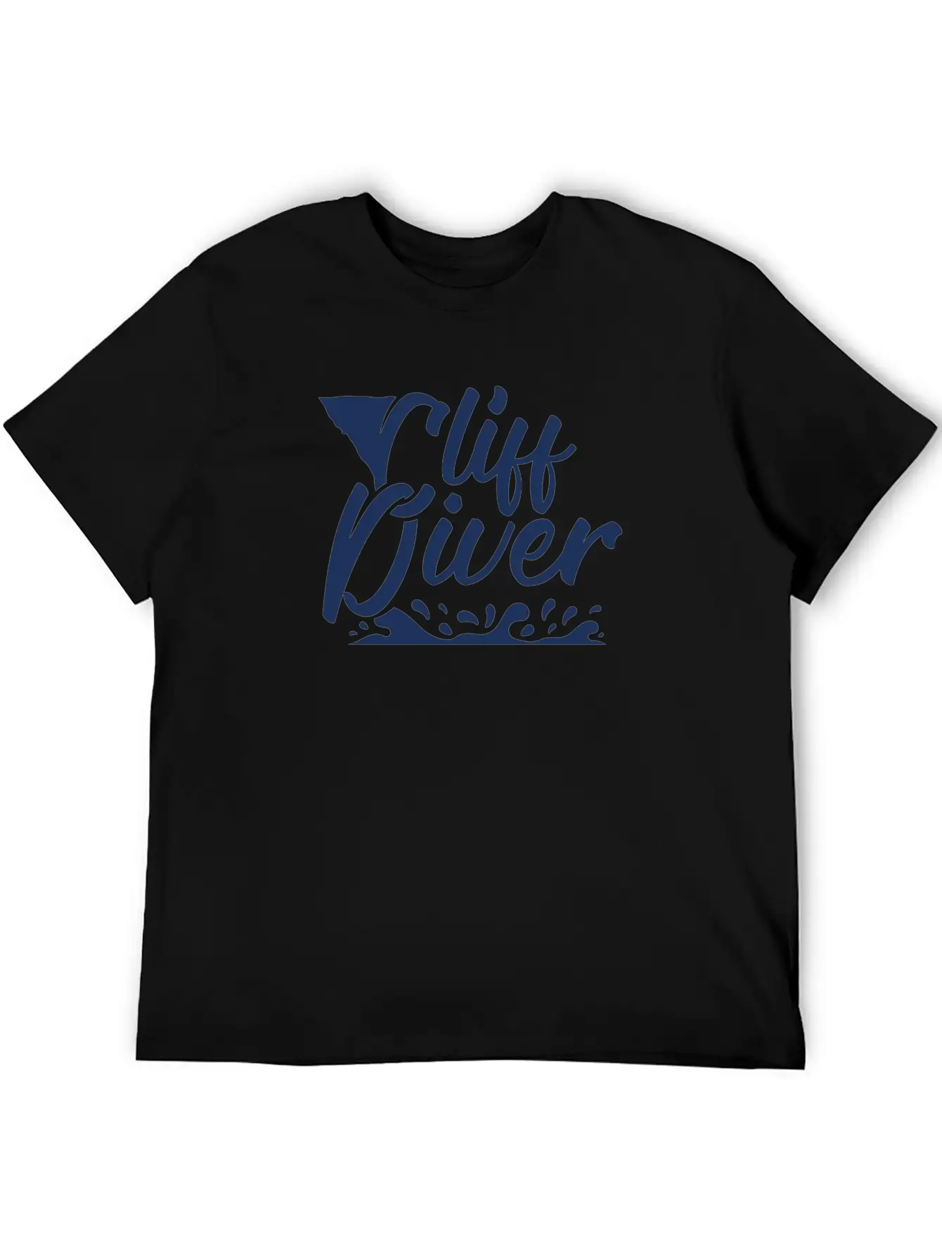 Dive Cliffs Cliff Diver Cliff Diving Jump Stylish Everyday T-Shirt – Unisex Basic Cotton Tee