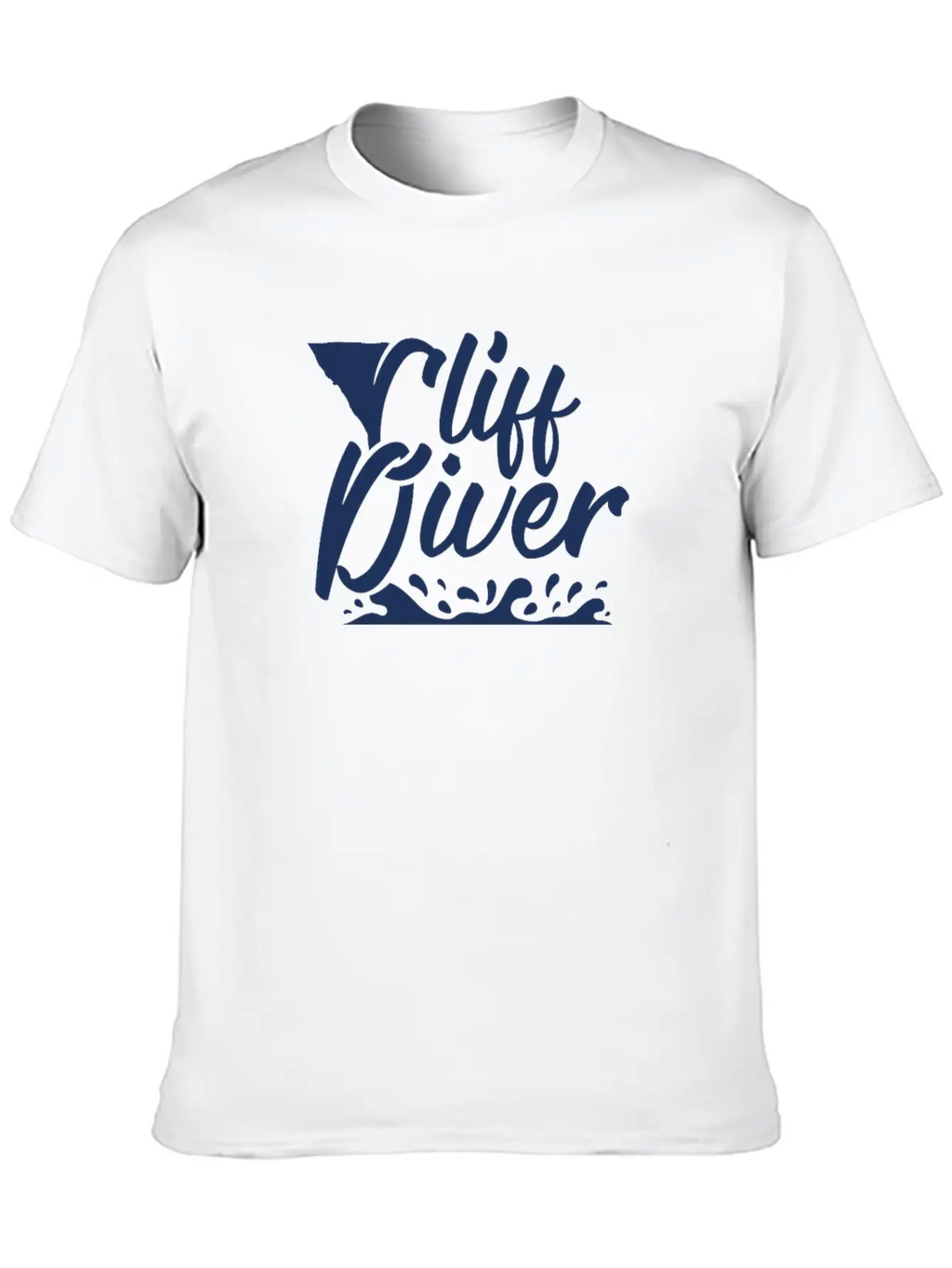 Dive Cliffs Cliff Diver Cliff Diving Jump Stylish Everyday T-Shirt – Unisex Basic Cotton Tee
