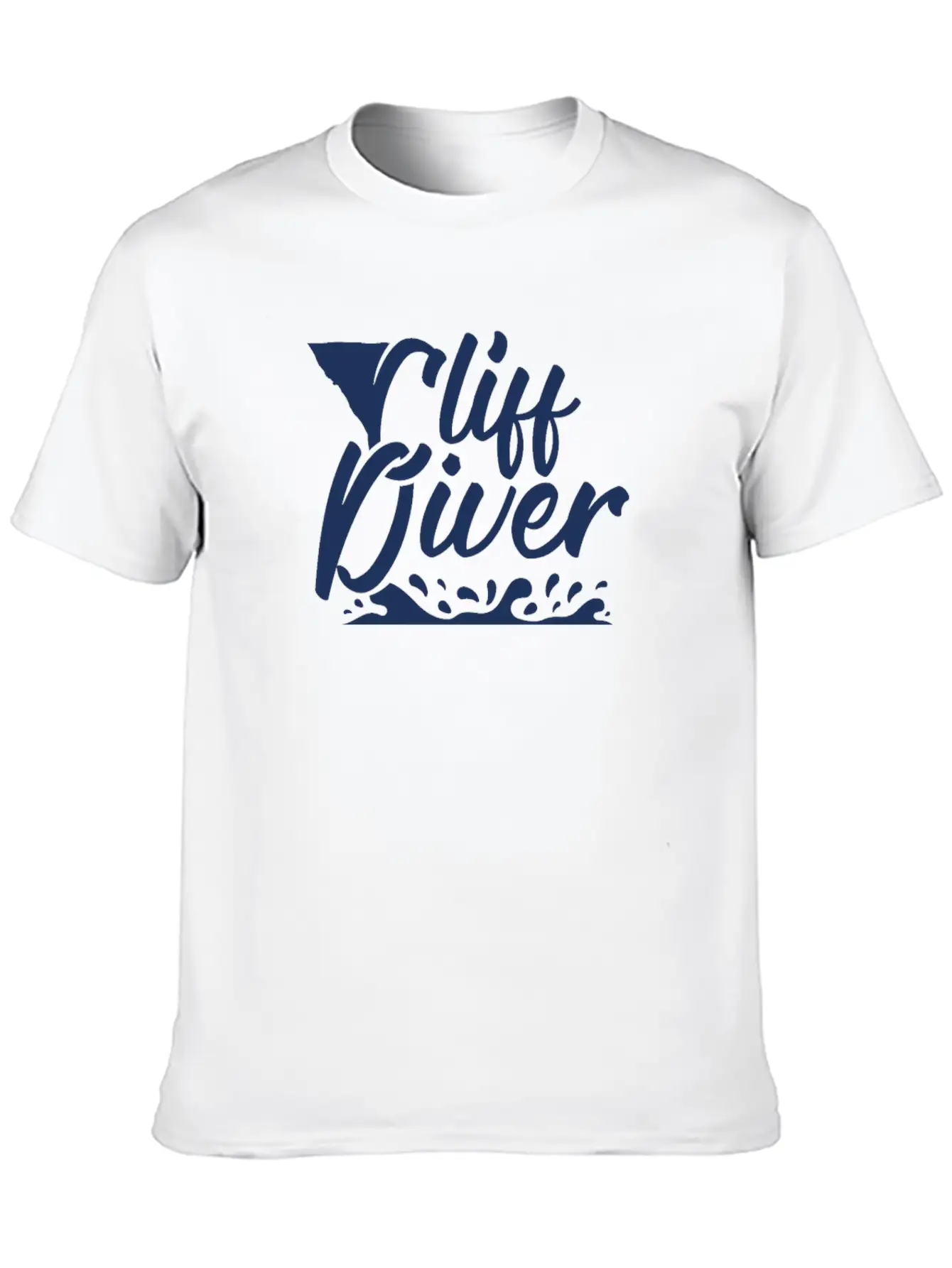Dive Cliffs Cliff Diver Cliff Diving Jump Stylish Everyday T-Shirt – Unisex Basic Cotton Tee
