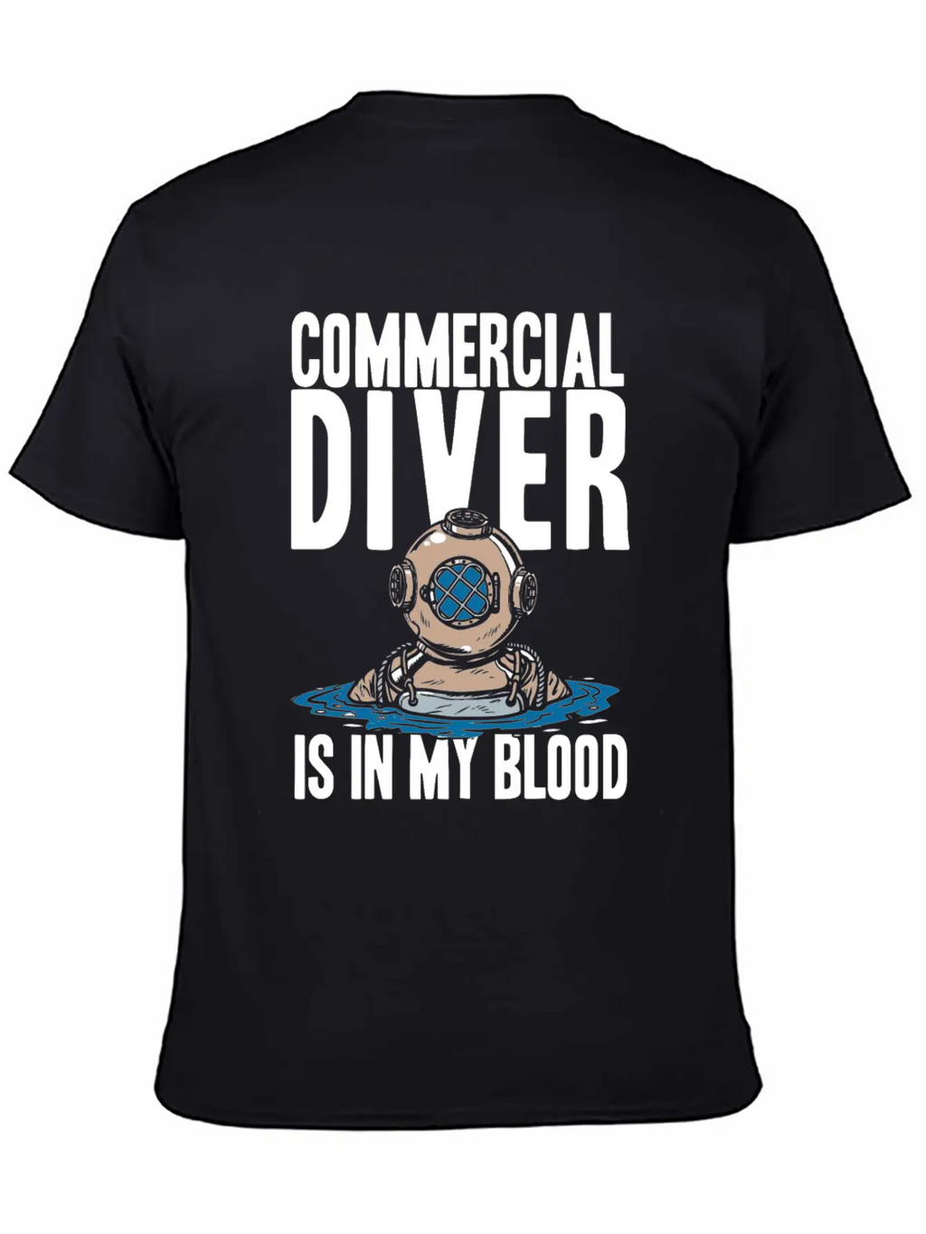 Diving Diver Cool Commercial Diving Relaxed Everyday Tee – Lightweight And Durable Cotton