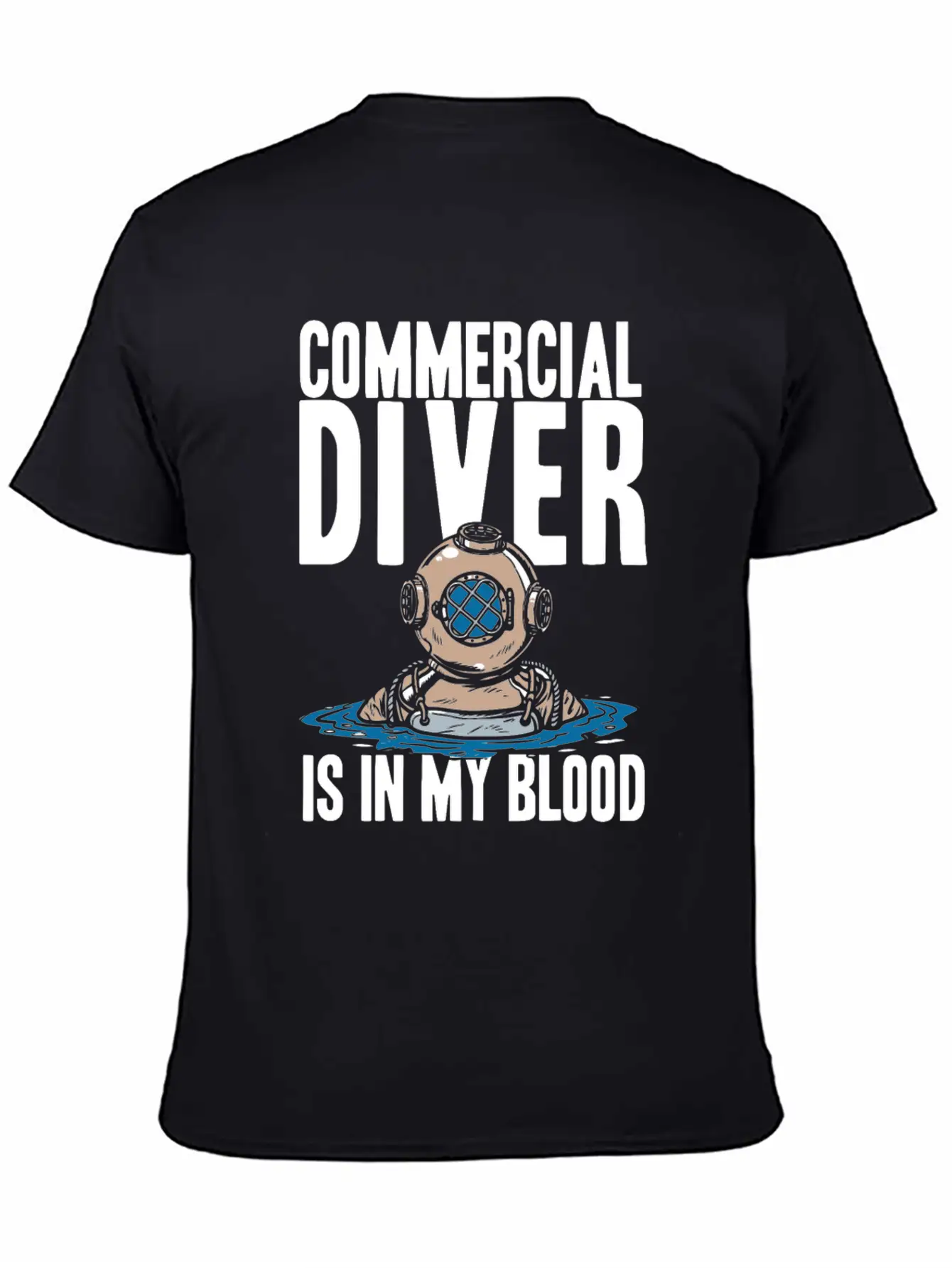 Diving Diver Cool Commercial Diving Relaxed Everyday Tee – Lightweight And Durable Cotton