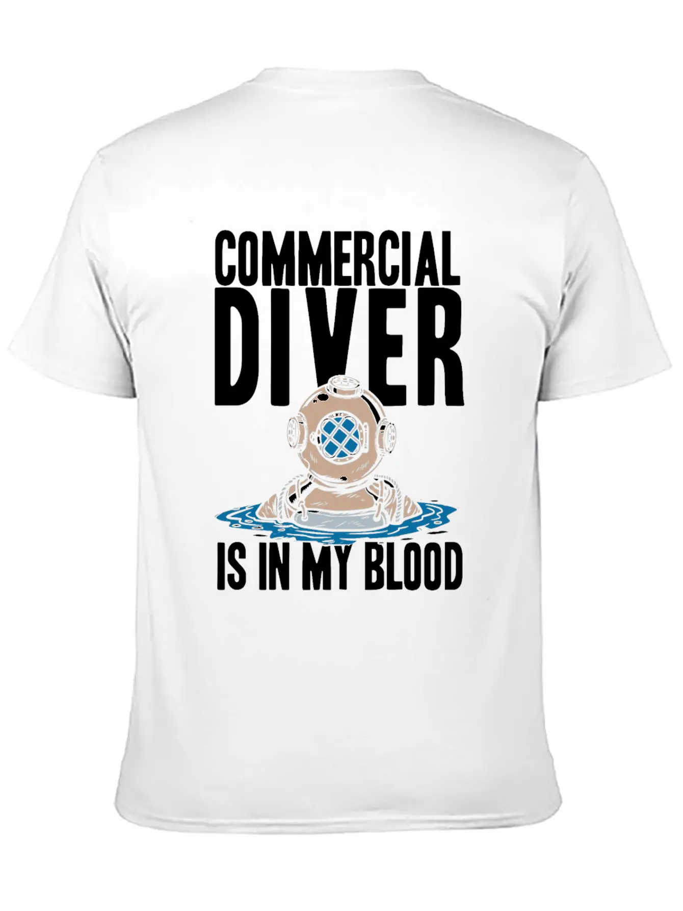 Diving Diver Cool Commercial Diving Relaxed Everyday Tee – Lightweight And Durable Cotton