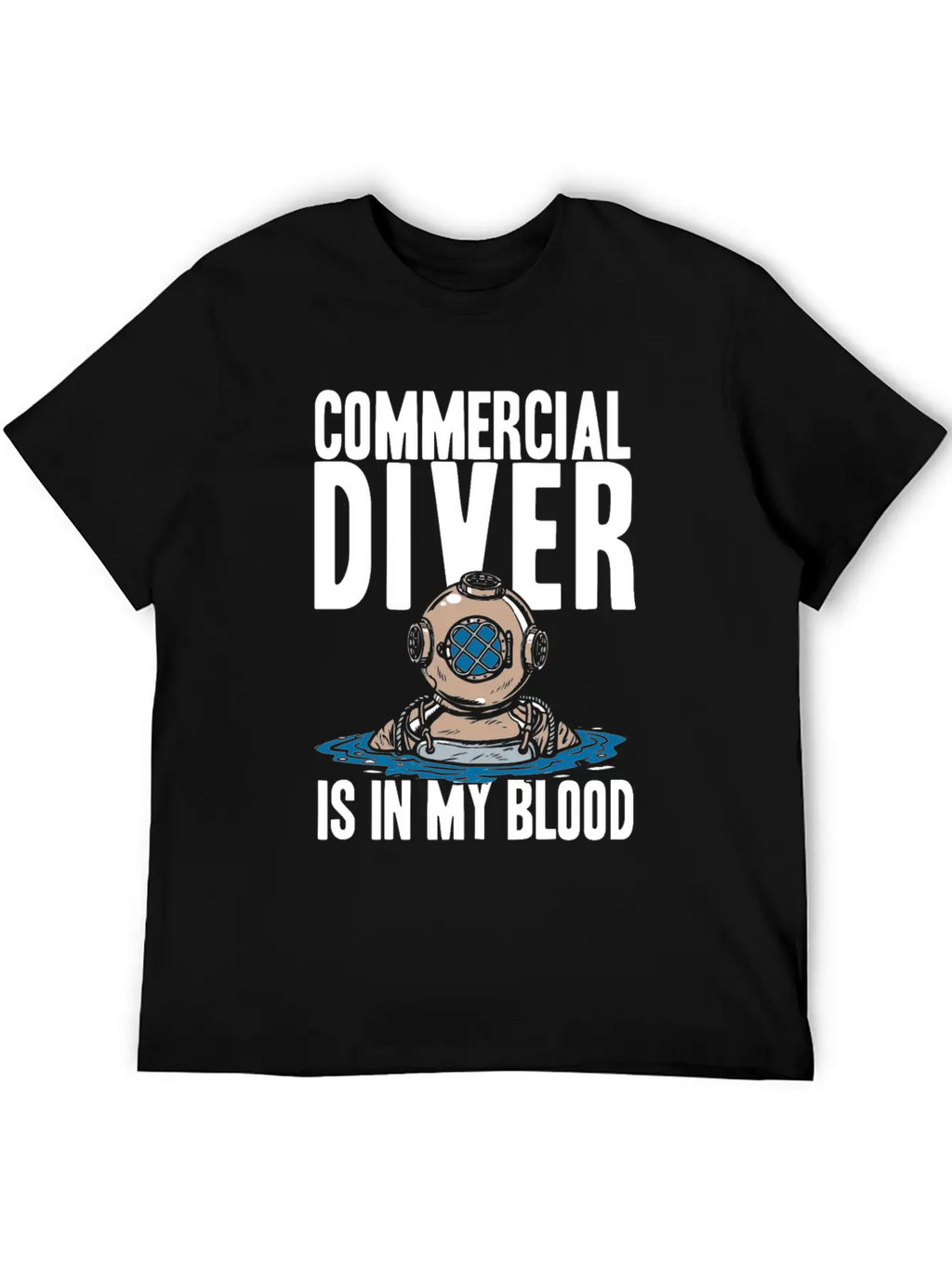 Diving Diver Cool Commercial Diving Relaxed Everyday Tee – Lightweight And Durable Cotton