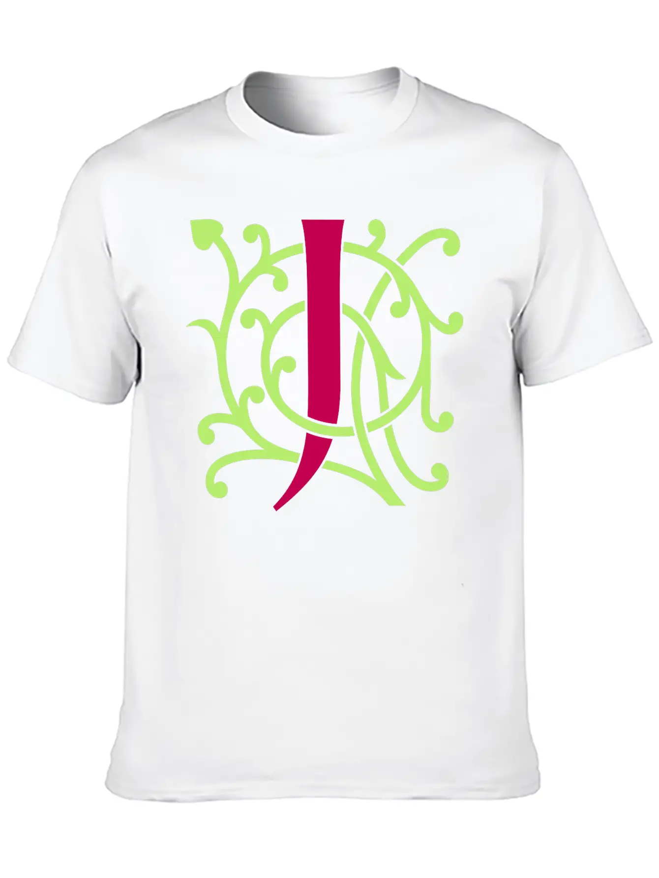 DIY FlexColor™ Monogram J • A4-2 – 2 Colors Breathable Graphic T-Shirt – Perfect For Casual Days