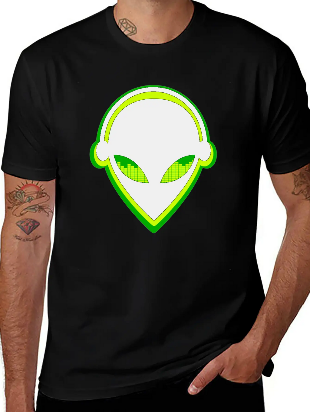 Dj Alien Essential Cotton Tee For Daily Outfits – Unisex Style