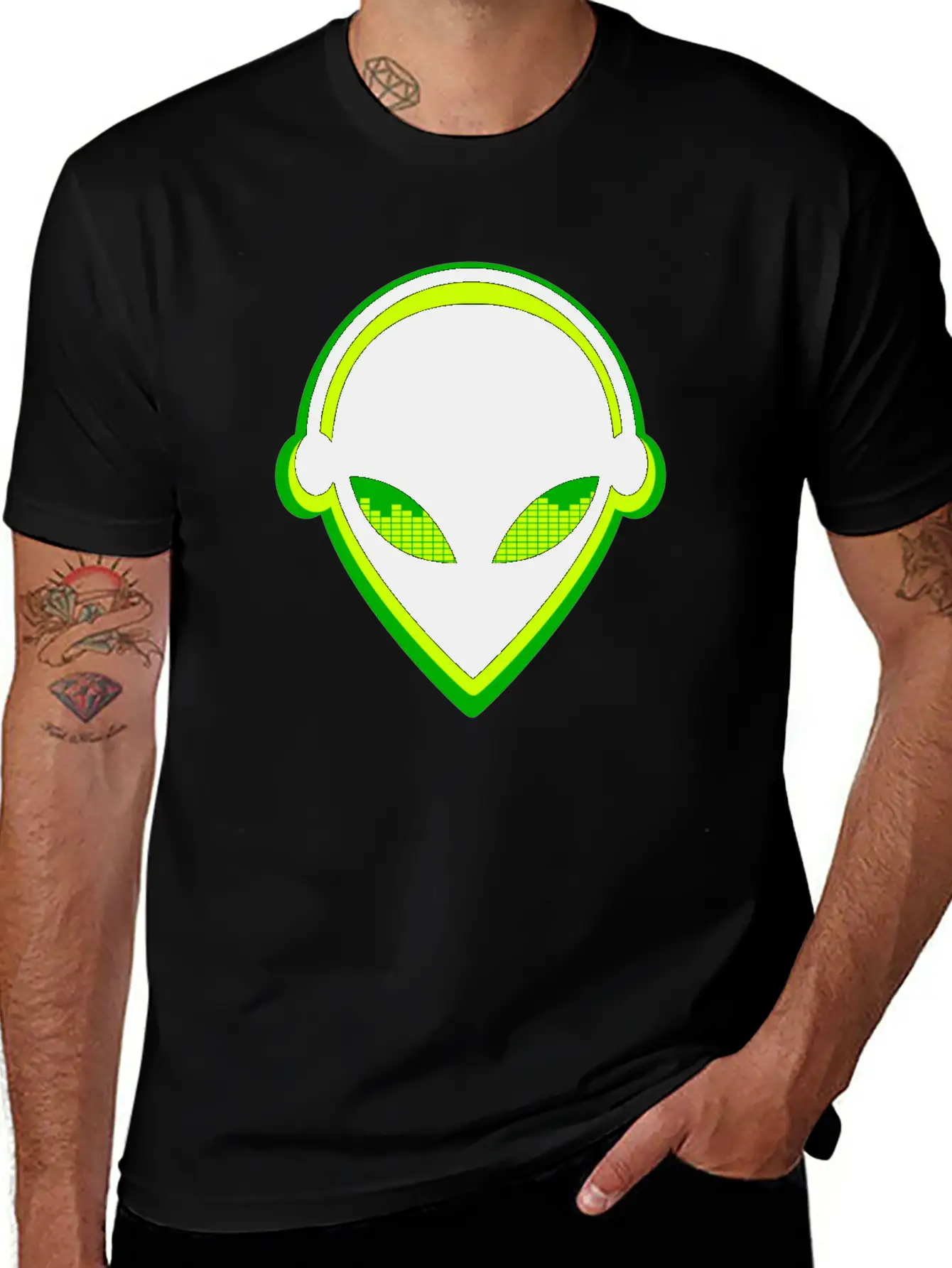 Dj Alien Essential Cotton Tee For Daily Outfits – Unisex Style