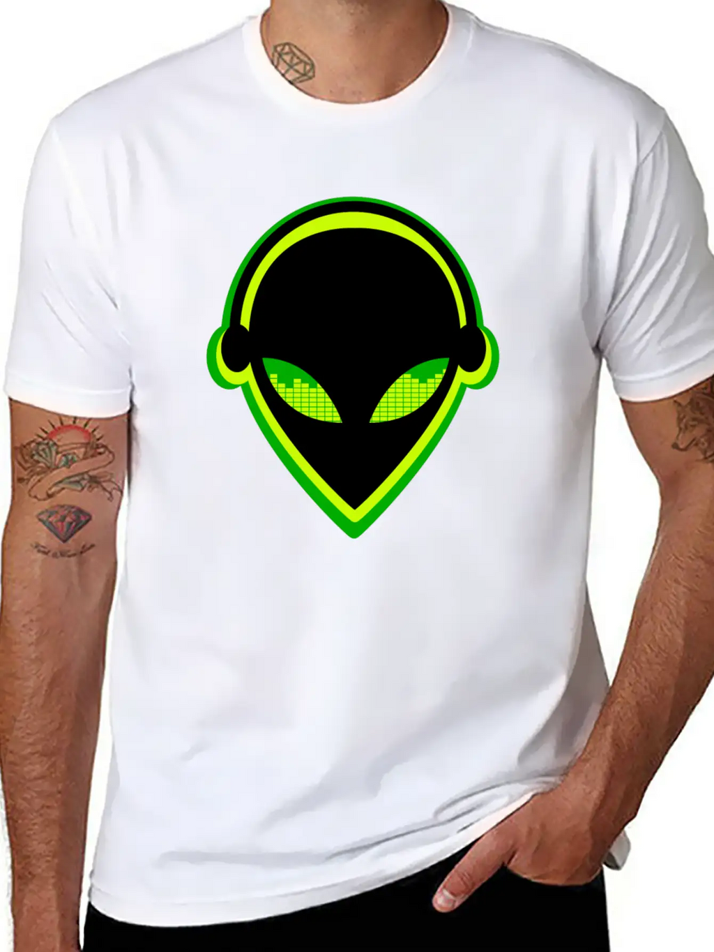 Dj Alien Essential Cotton Tee For Daily Outfits – Unisex Style