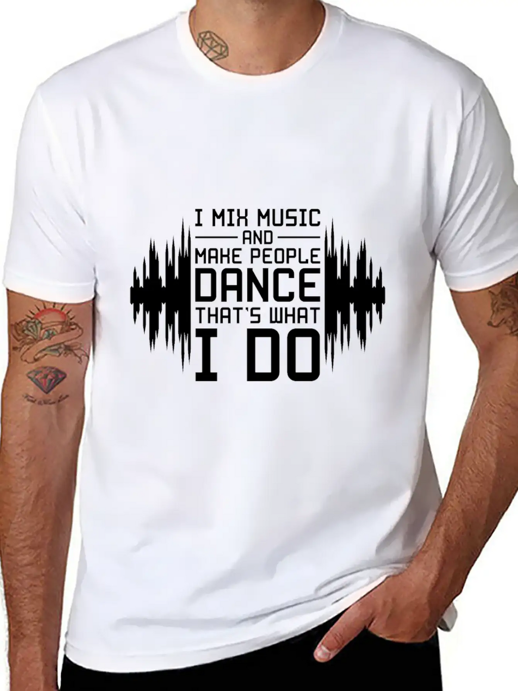 DJ Breathable Graphic T-Shirt – Perfect For Casual Days