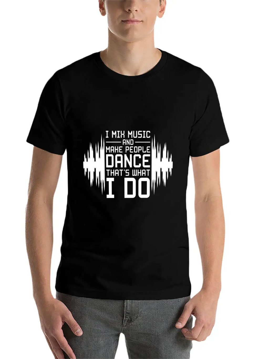 DJ Breathable Graphic T-Shirt – Perfect For Casual Days