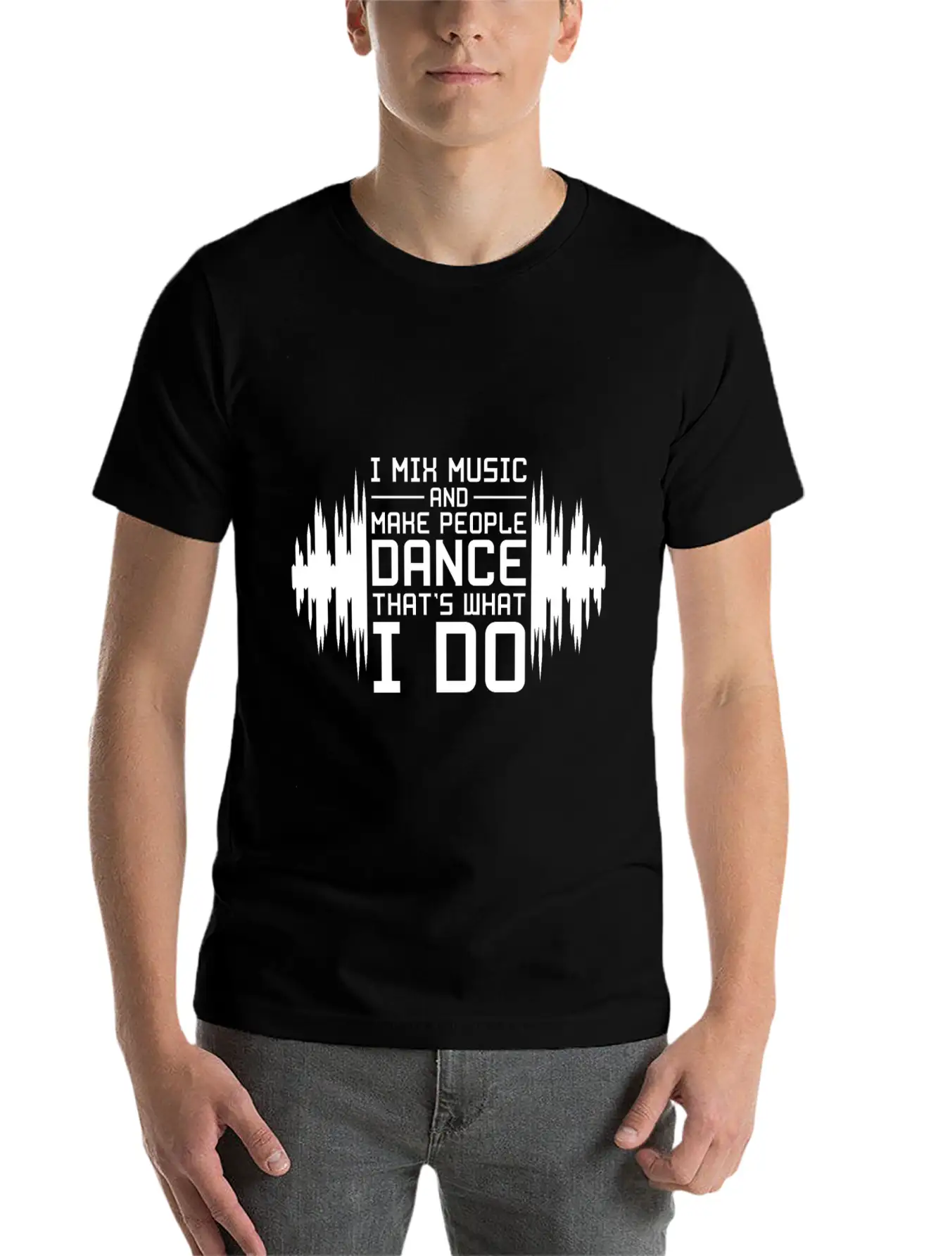 DJ Breathable Graphic T-Shirt – Perfect For Casual Days
