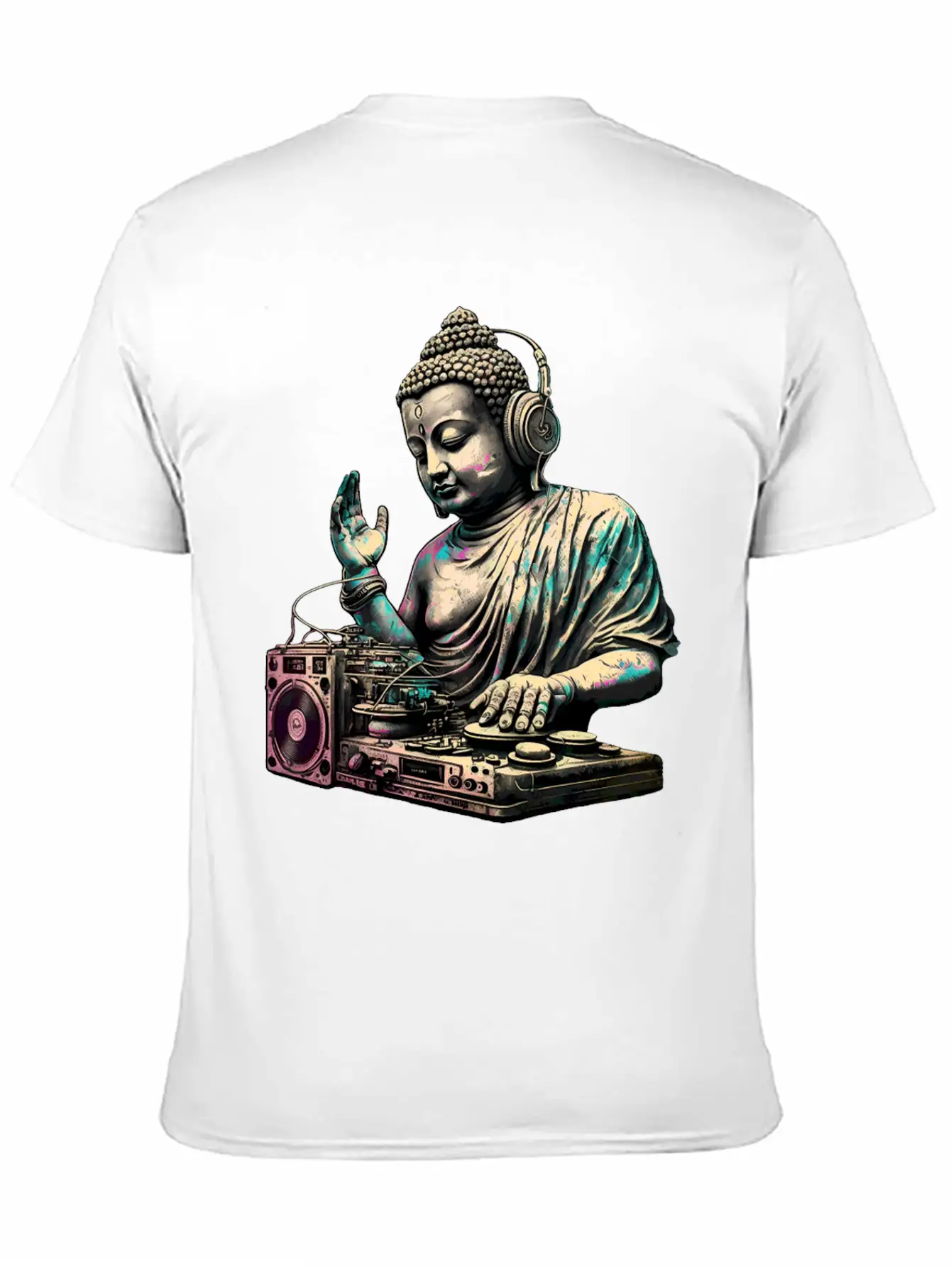 DJ Buddha Breathable Graphic T-Shirt – Perfect For Casual Days