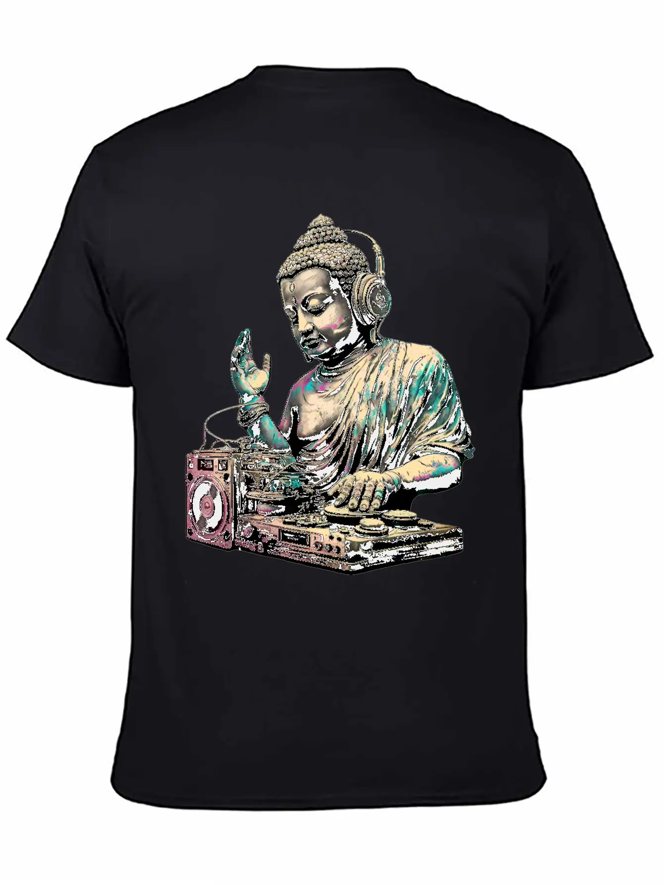 DJ Buddha Breathable Graphic T-Shirt – Perfect For Casual Days