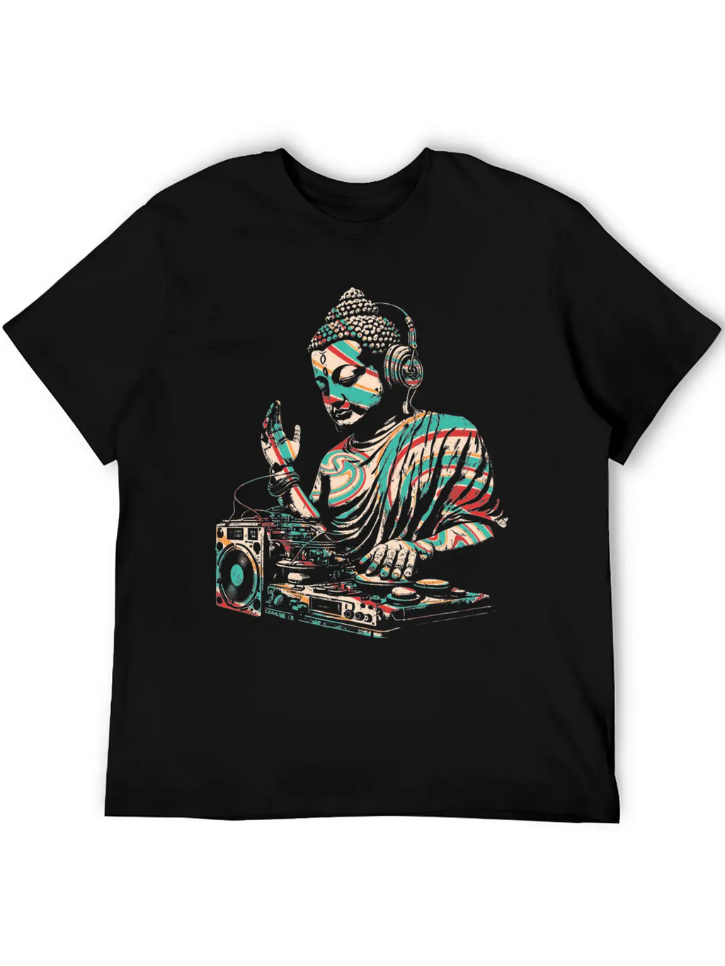 DJ Buddha Essential Cotton Tee For Daily Outfits – Unisex Style