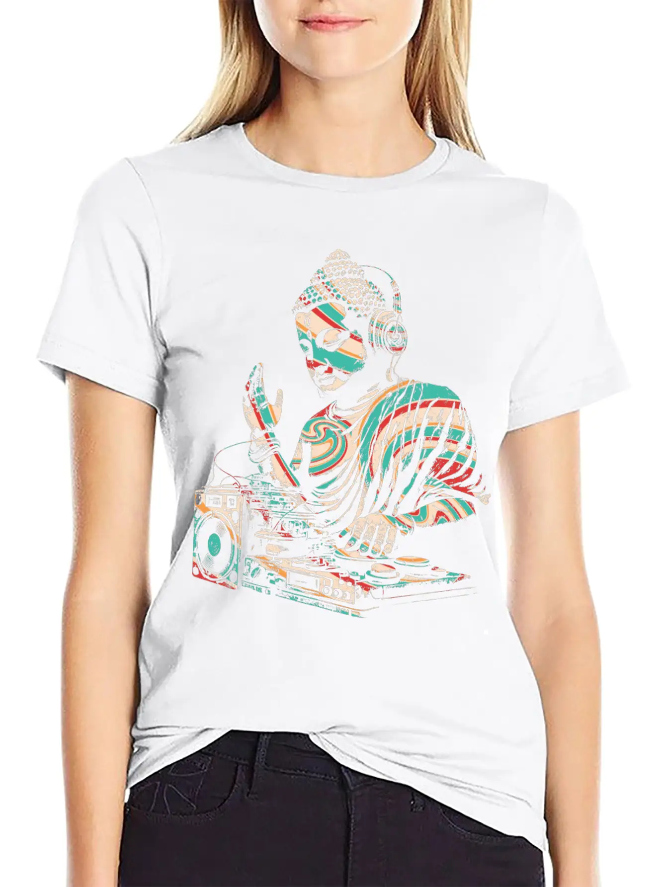 DJ Buddha Essential Cotton Tee For Daily Outfits – Unisex Style