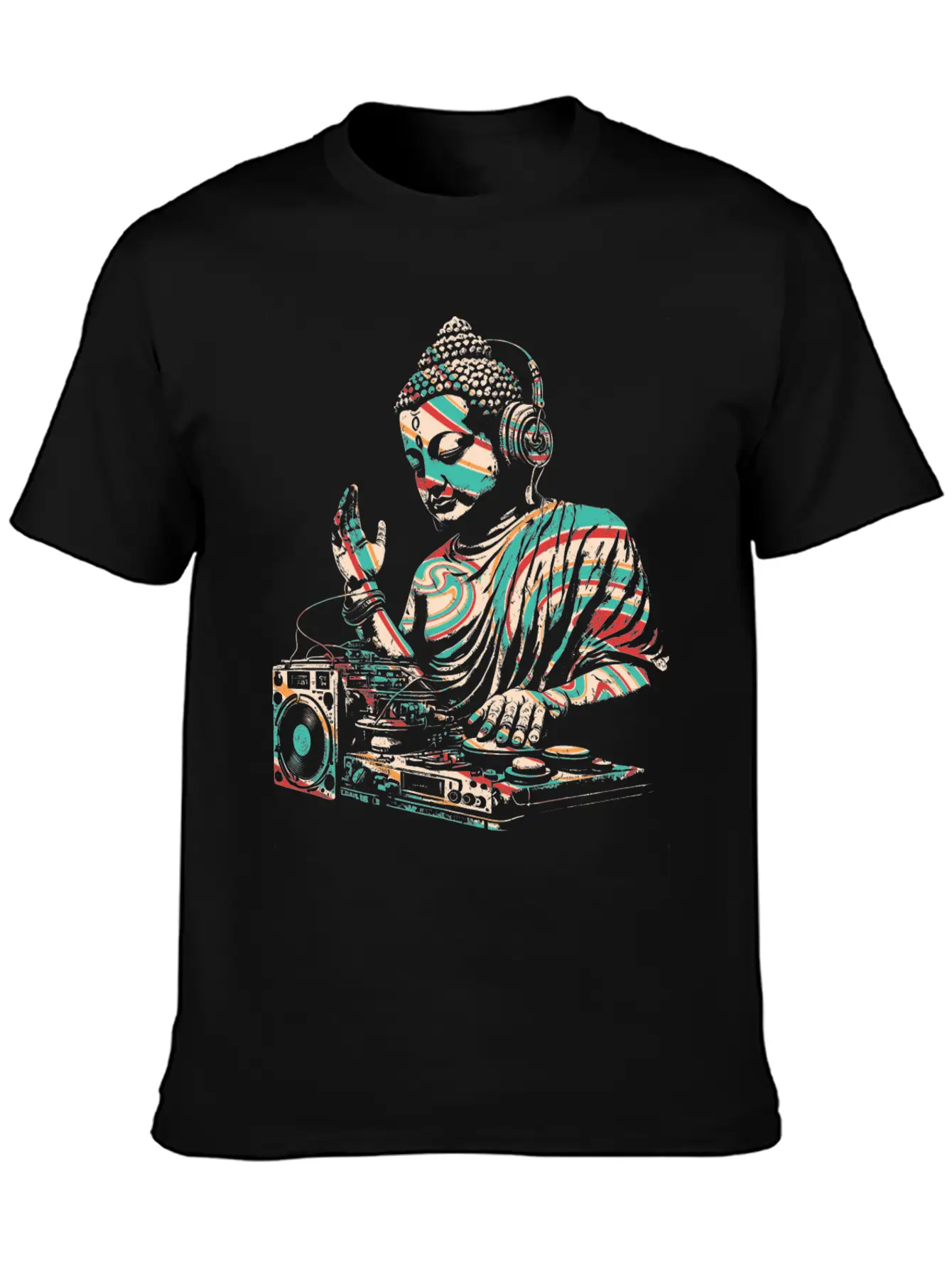 DJ Buddha Essential Cotton Tee For Daily Outfits – Unisex Style