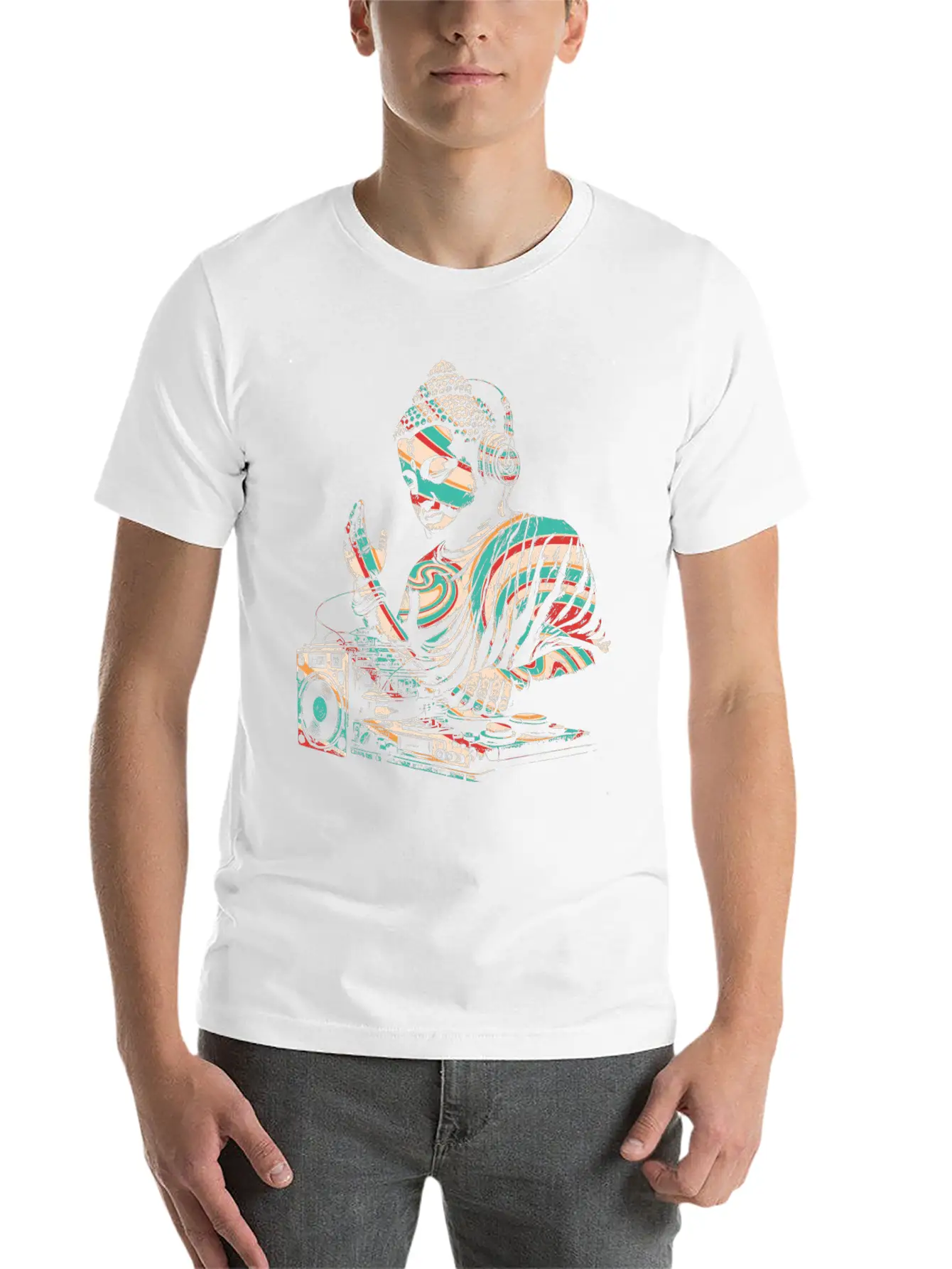 DJ Buddha Essential Cotton Tee For Daily Outfits – Unisex Style