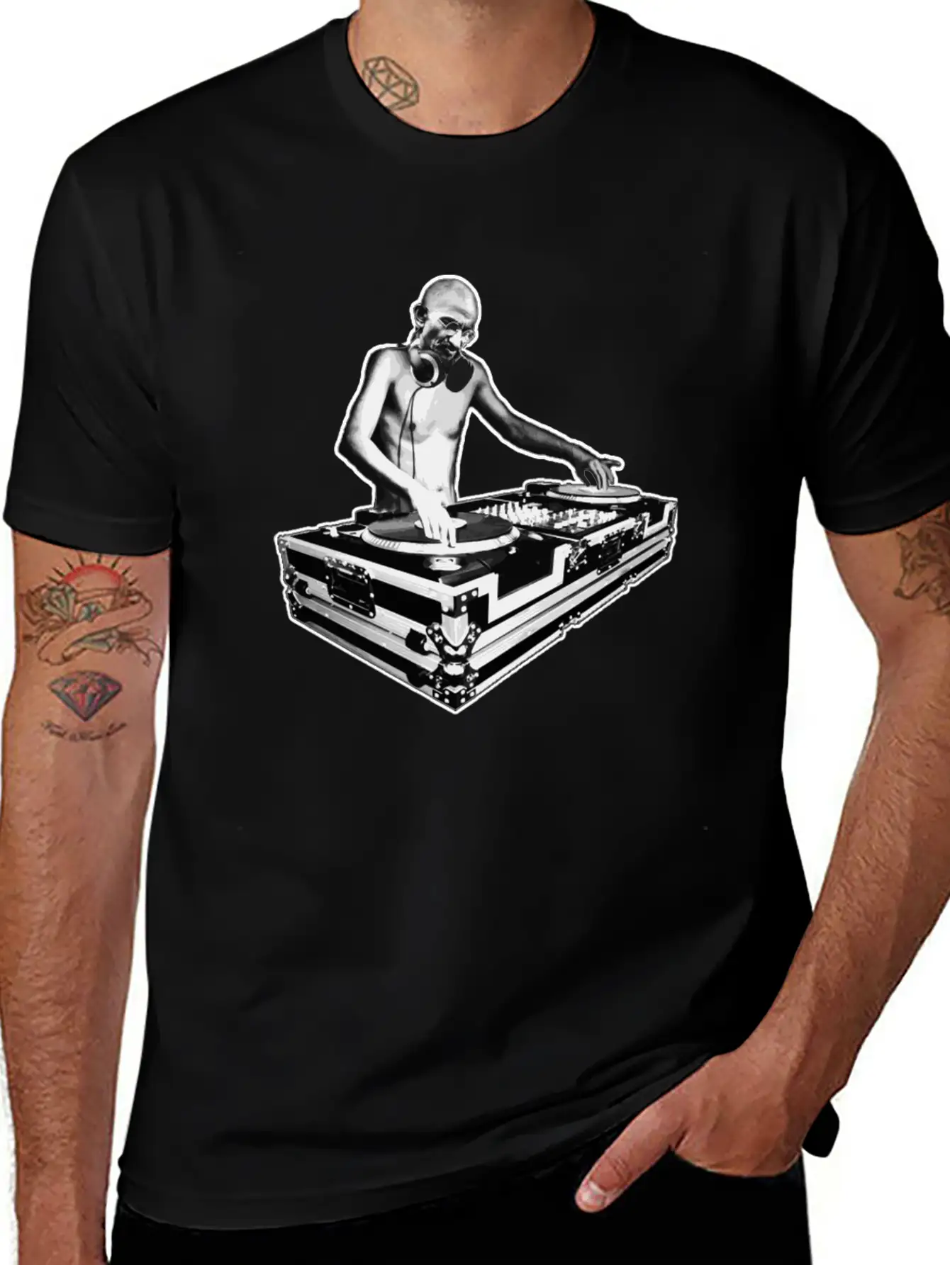 Dj Ghandi Classic Cotton Tee – Unisex Comfort For Any Season