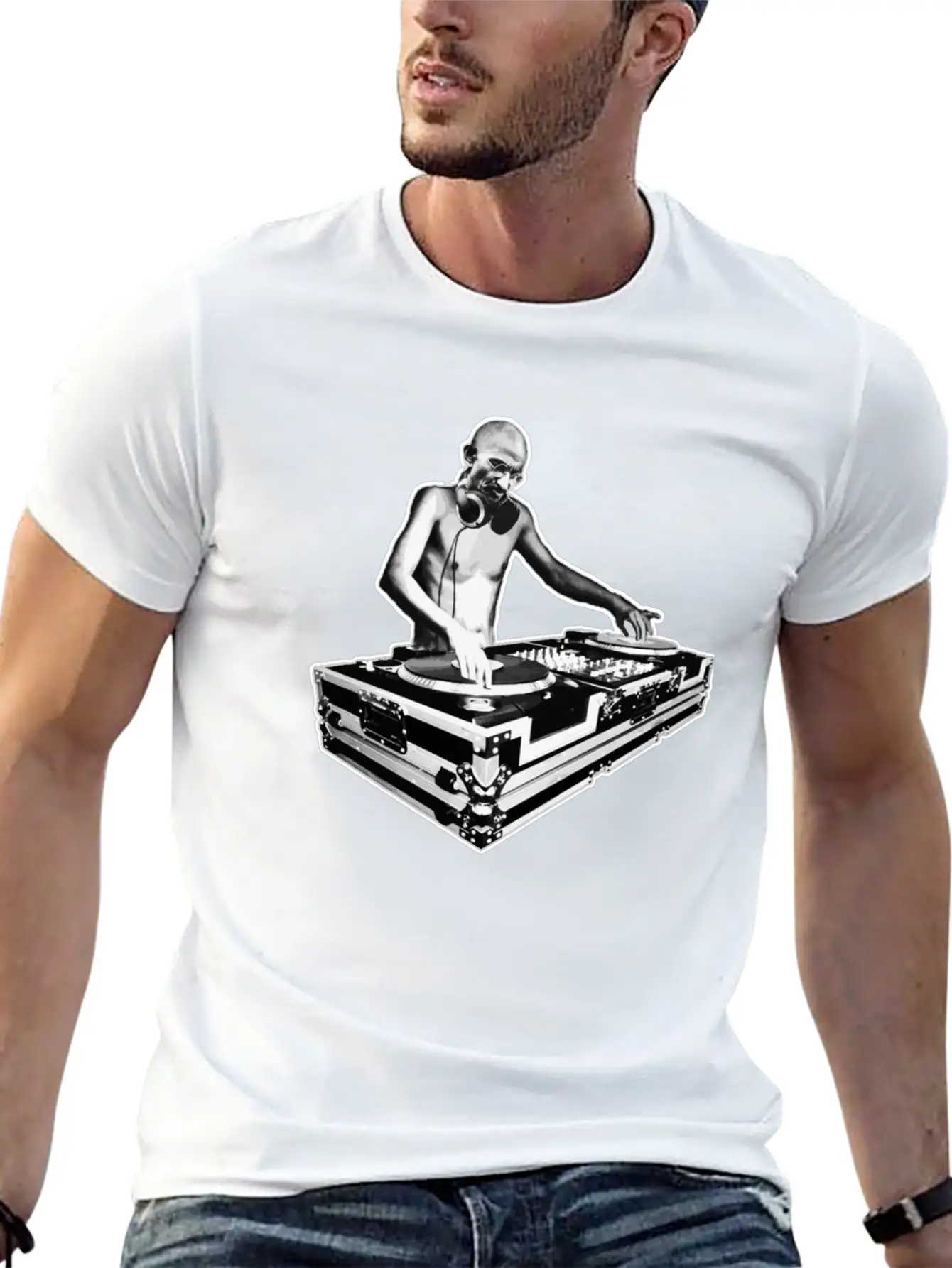 Dj Ghandi Classic Cotton Tee – Unisex Comfort For Any Season