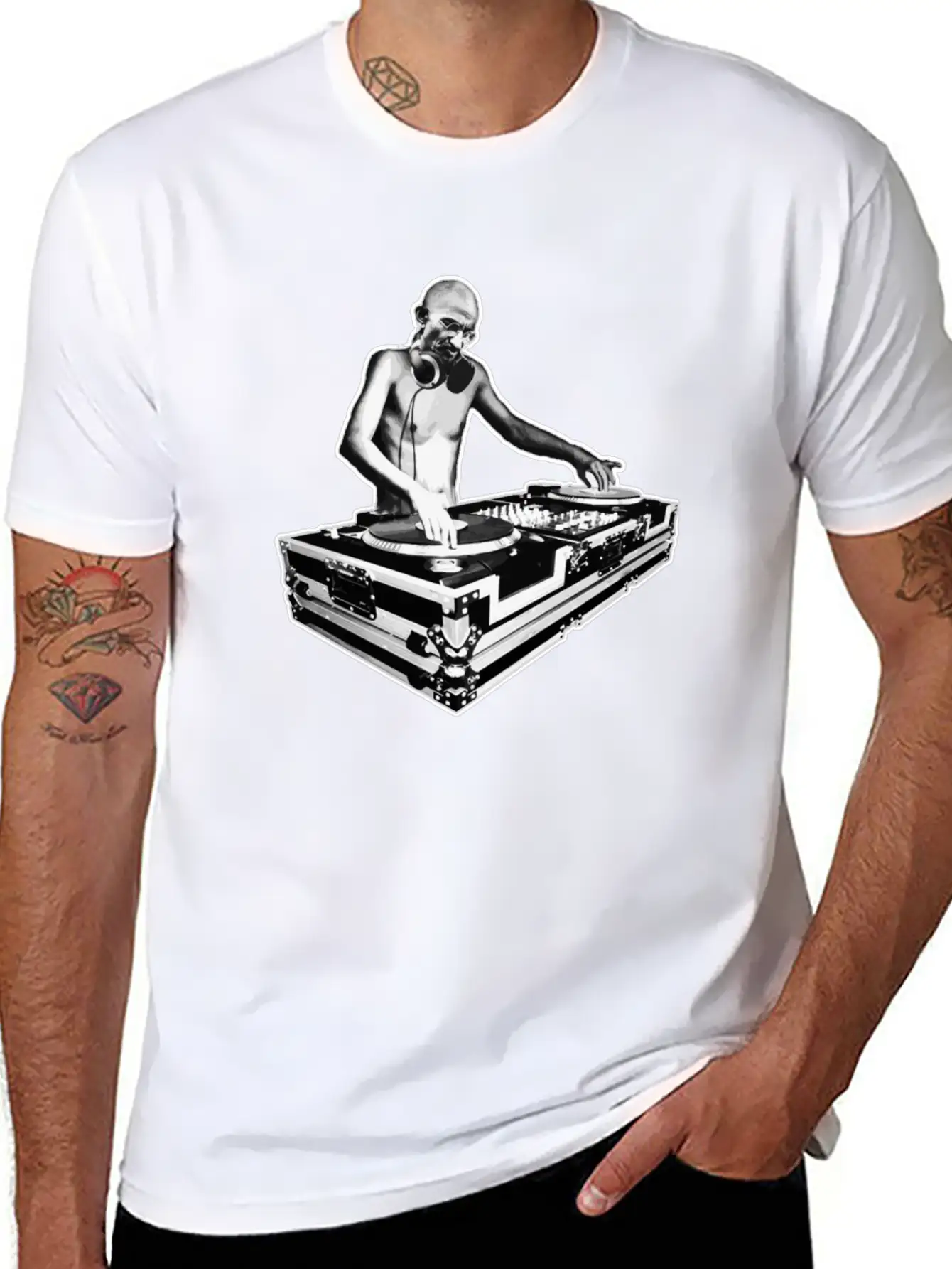 Dj Ghandi Classic Cotton Tee – Unisex Comfort For Any Season