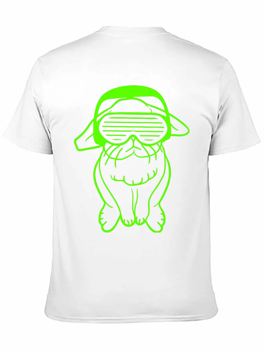 DJ Green Easter Bunny Rabbit Headphone Music Party Modern Fit Casual T-Shirt – Clean And Versatile Design