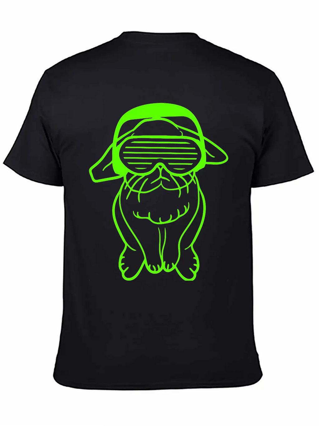 DJ Green Easter Bunny Rabbit Headphone Music Party Modern Fit Casual T-Shirt – Clean And Versatile Design