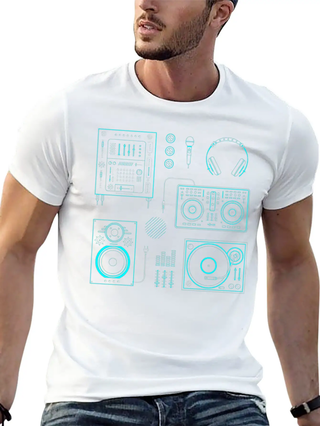 DJ Mixer Basic Graphic T-Shirt – Daily Comfort In Soft Cotton