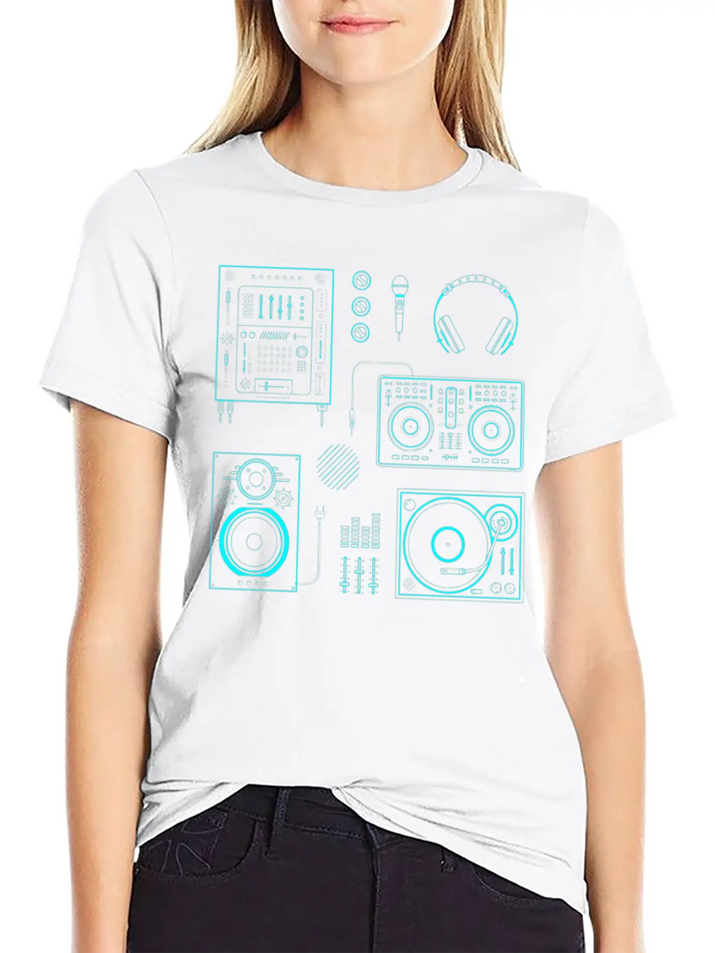 DJ Mixer Basic Graphic T-Shirt – Daily Comfort In Soft Cotton