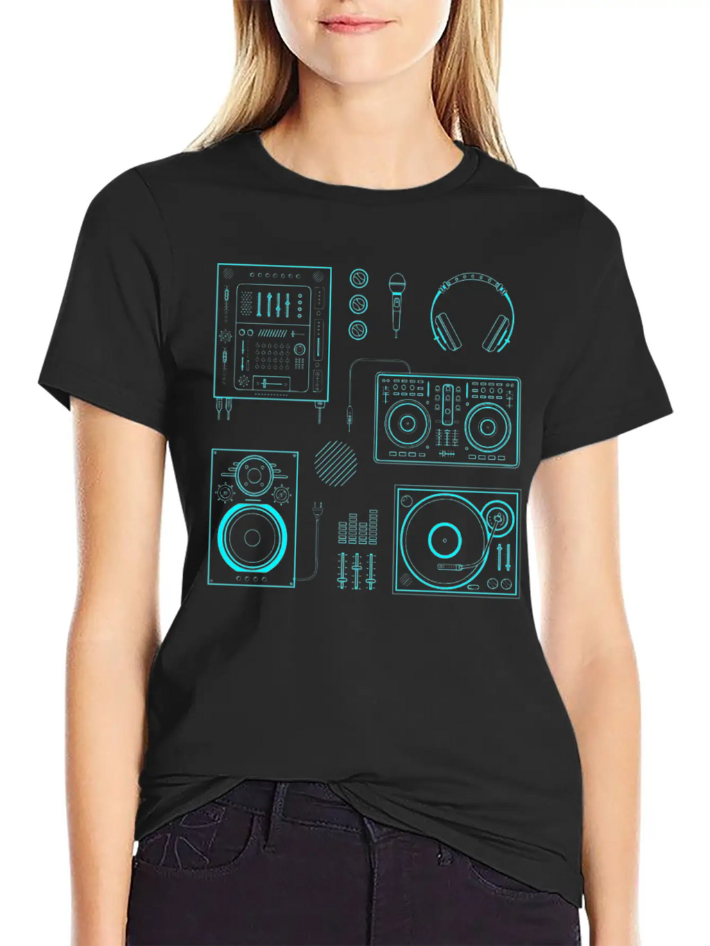 DJ Mixer Basic Graphic T-Shirt – Daily Comfort In Soft Cotton