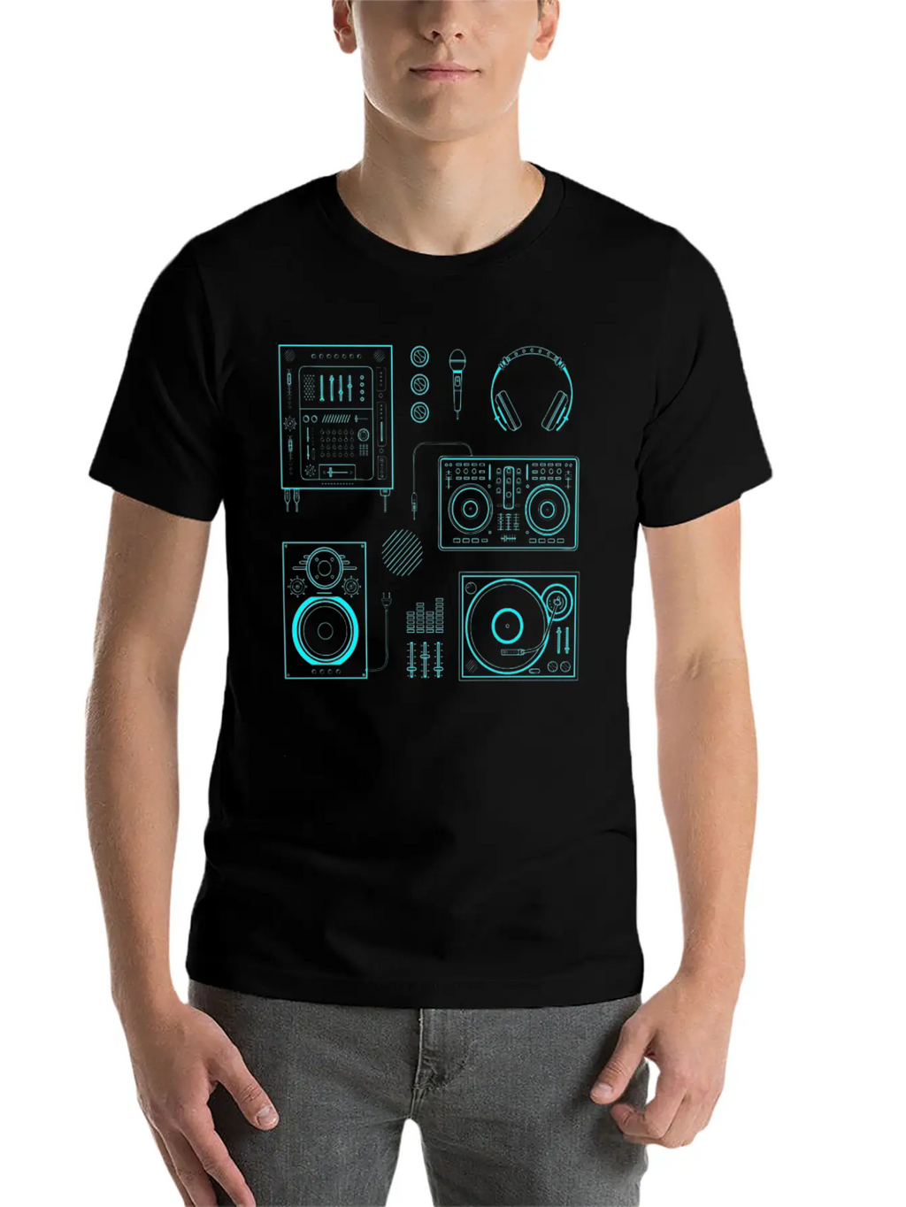 DJ Mixer Basic Graphic T-Shirt – Daily Comfort In Soft Cotton