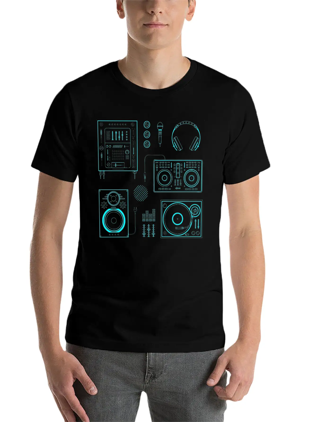DJ Mixer Basic Graphic T-Shirt – Daily Comfort In Soft Cotton