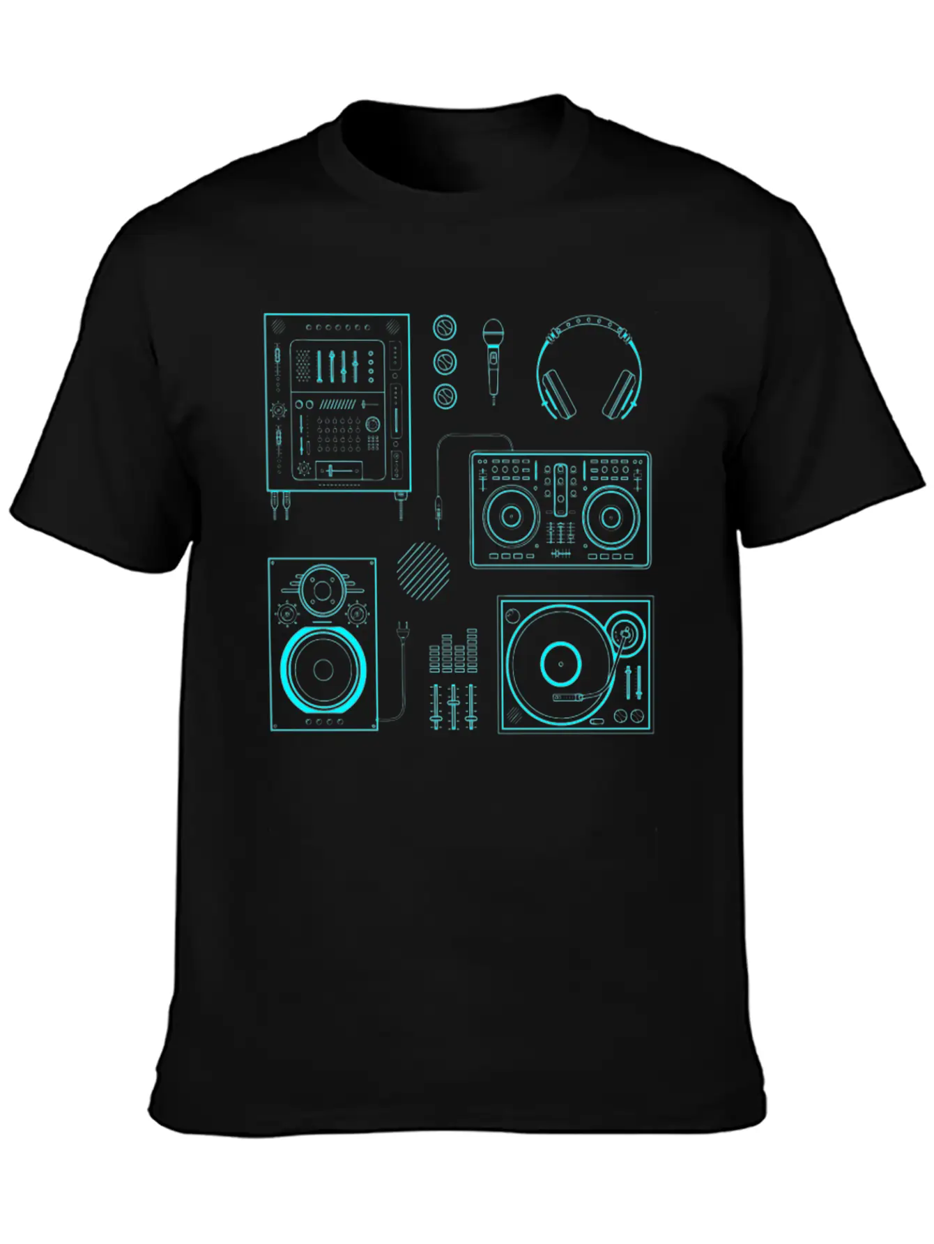 DJ Mixer Basic Graphic T-Shirt – Daily Comfort In Soft Cotton