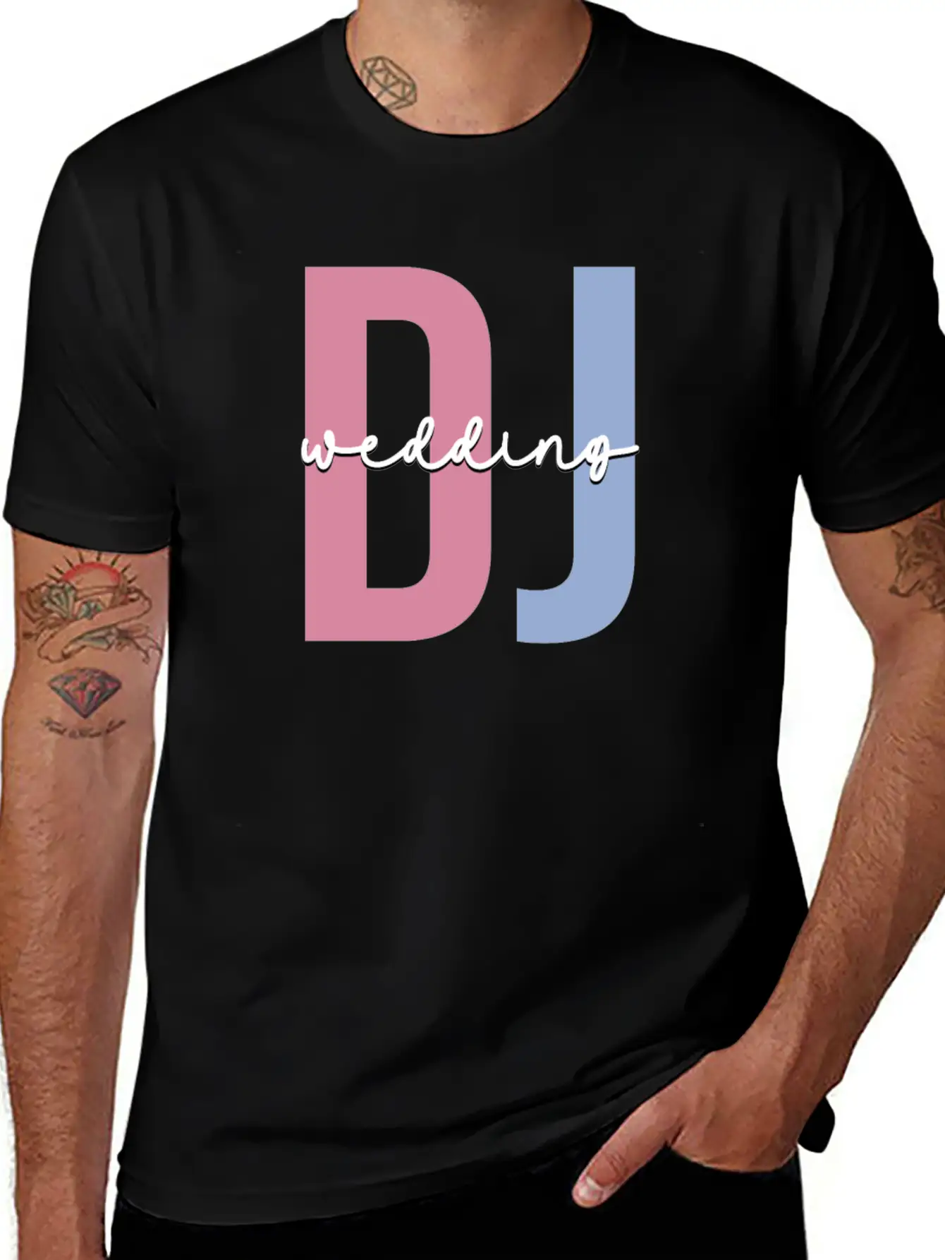 DJ Mixer Disc Jockey Turntable Stylish Everyday T-Shirt – Unisex Basic Cotton Tee