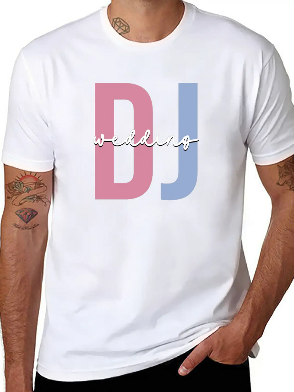 DJ Mixer Disc Jockey Turntable Stylish Everyday T-Shirt – Unisex Basic Cotton Tee