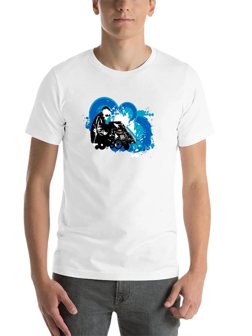 DJ Mixing Breathable Soft Cotton T-Shirt – Timeless Casual Look