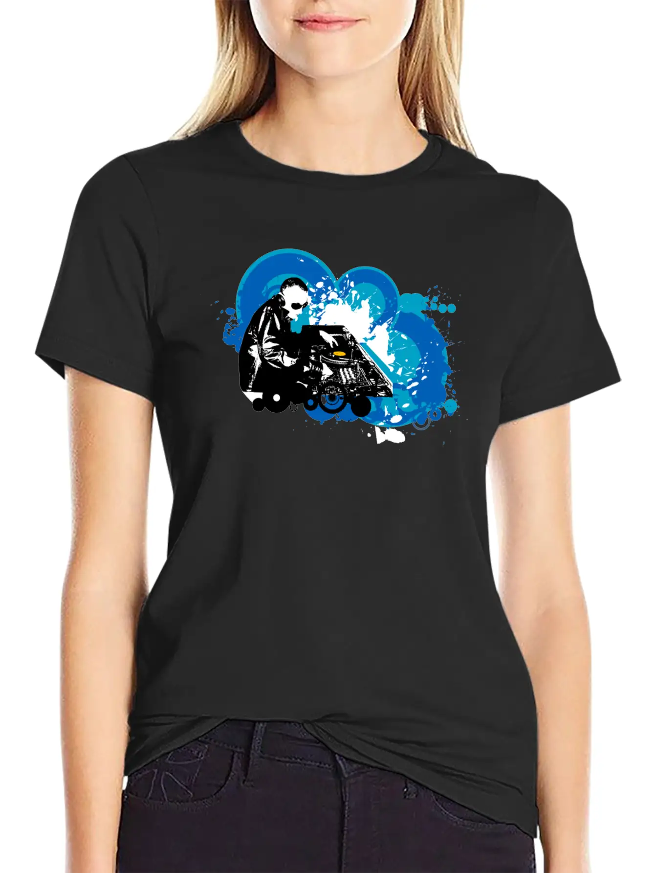 DJ Mixing Breathable Soft Cotton T-Shirt – Timeless Casual Look
